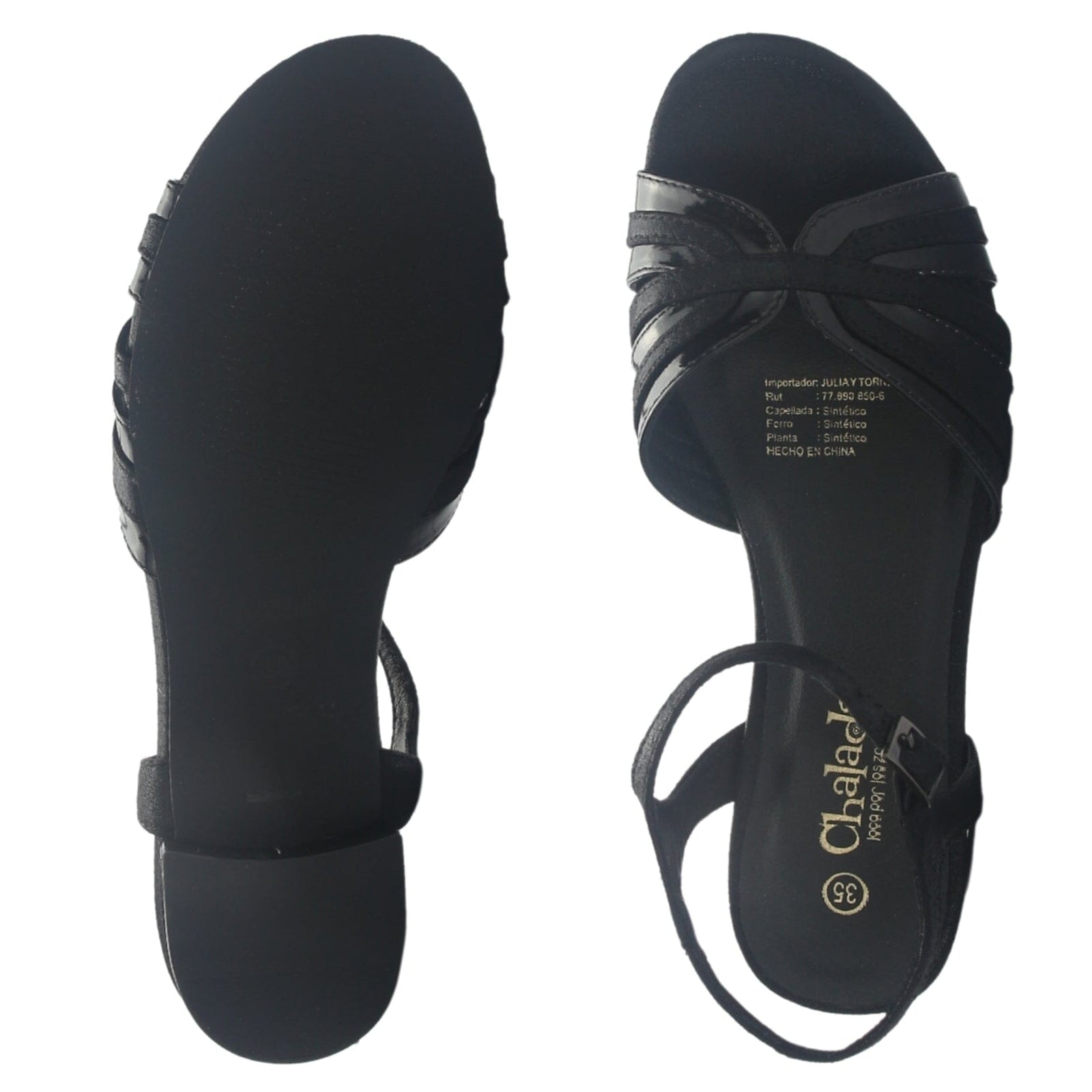 Sandalia Mujer Casual Negro Chalada Fadialow20 Sandalias Chalada 