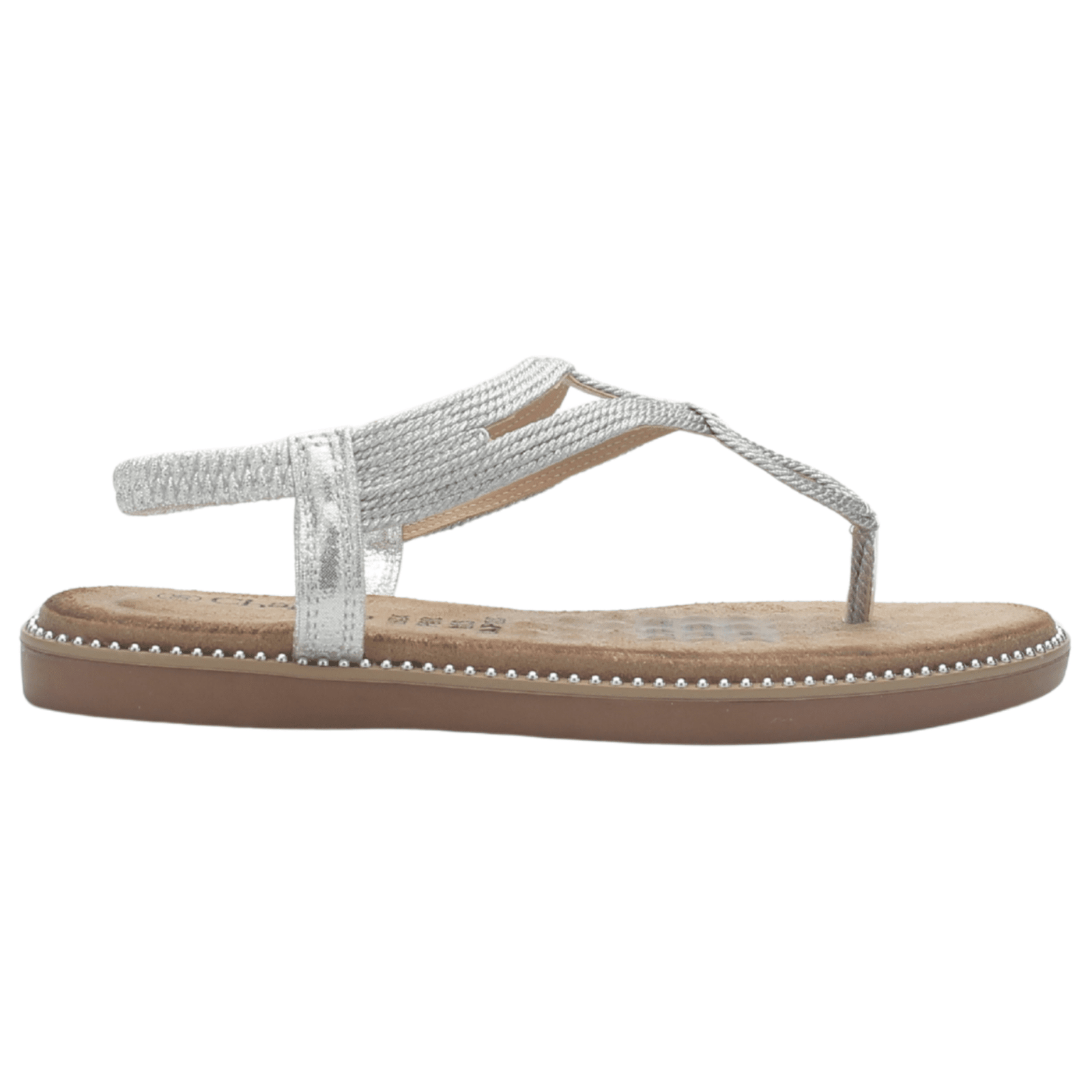 Sandalia Mujer Casual Plateado Chalada Angui-1 Sandalias Chalada 