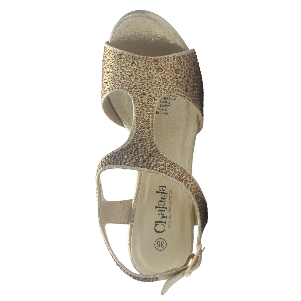Sandalia Mujer Chalada Cosimo-26 Dorado Casual Sandalias Chalada 