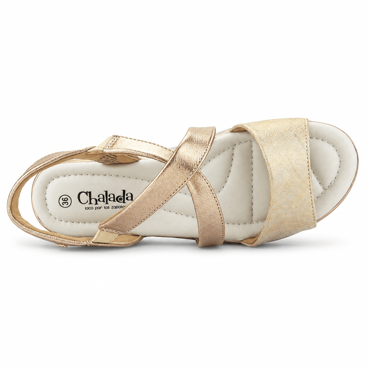 Sandalia Mujer Chalada Floro-6 Dorado Casual Sandalias Chalada 