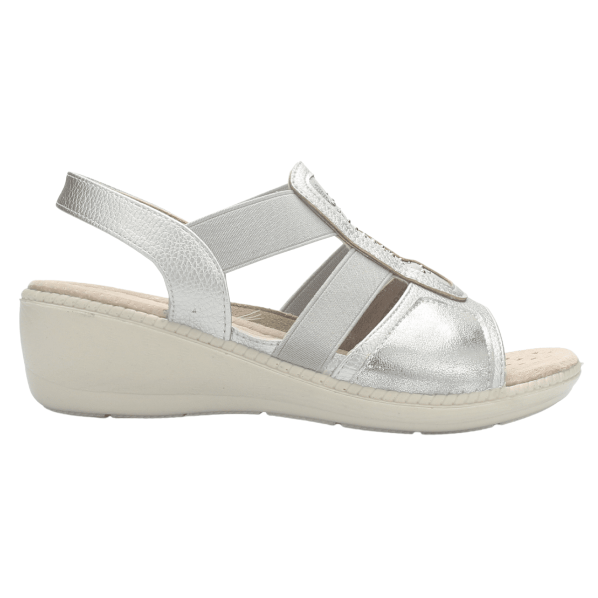 Sandalia Mujer Chalada Lupe-4 Plateado Casual Sandalias Chalada 35 Plateado 