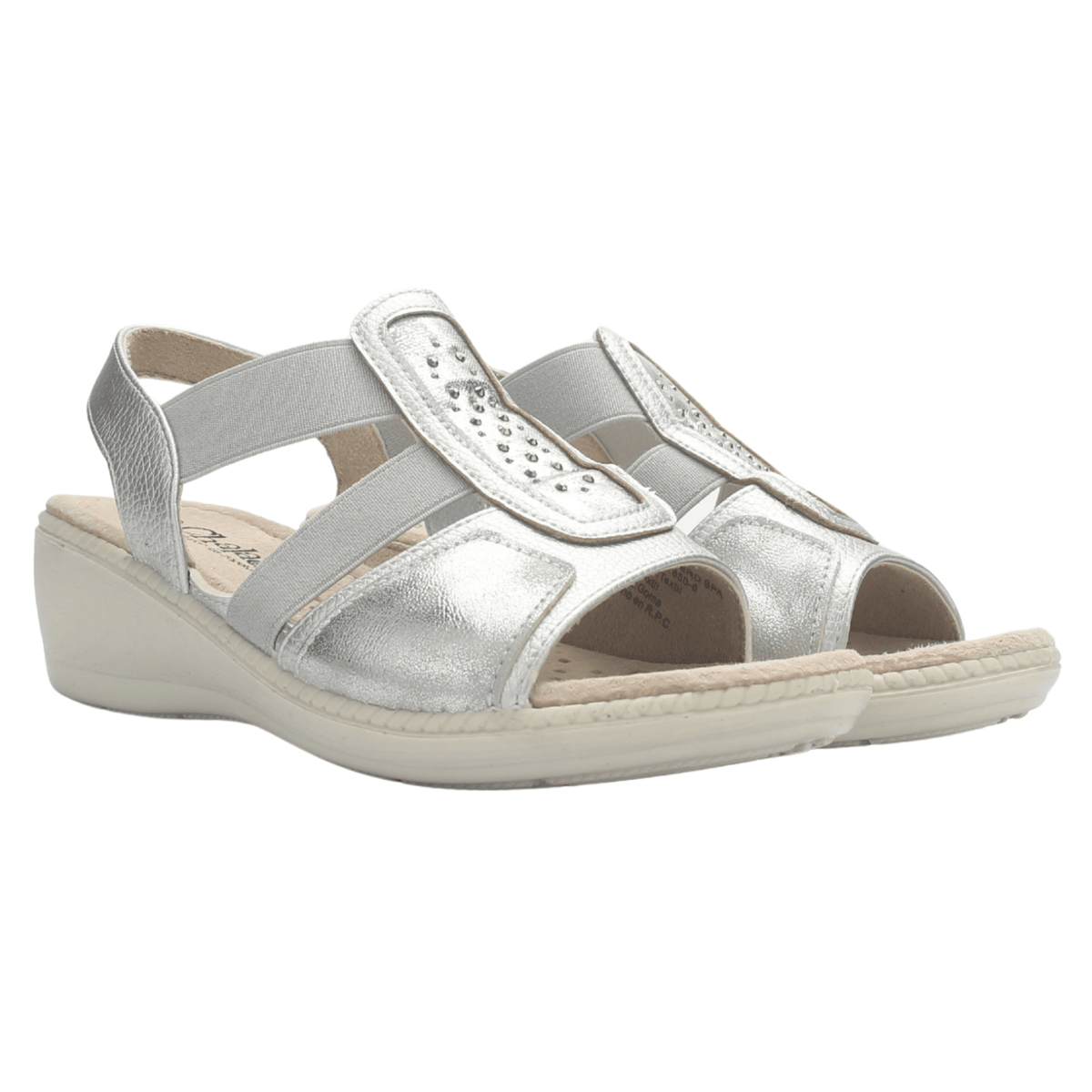 Sandalia Mujer Chalada Lupe-4 Plateado Casual Sandalias Chalada 