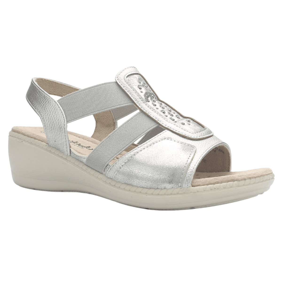 Sandalia Mujer Chalada Lupe-4 Plateado Casual Sandalias Chalada 
