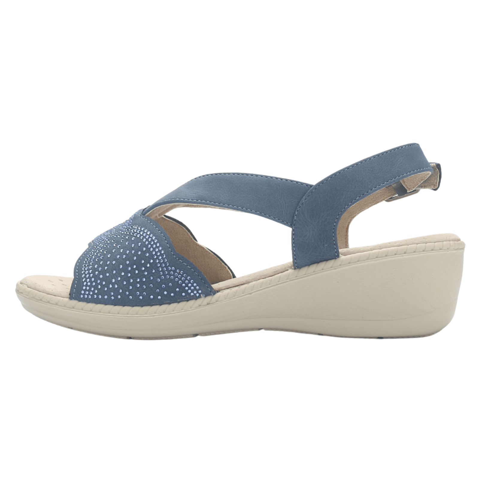 Sandalia Mujer Chalada Lupe-81 Azul Casual Sandalias Chalada 35 Azul 