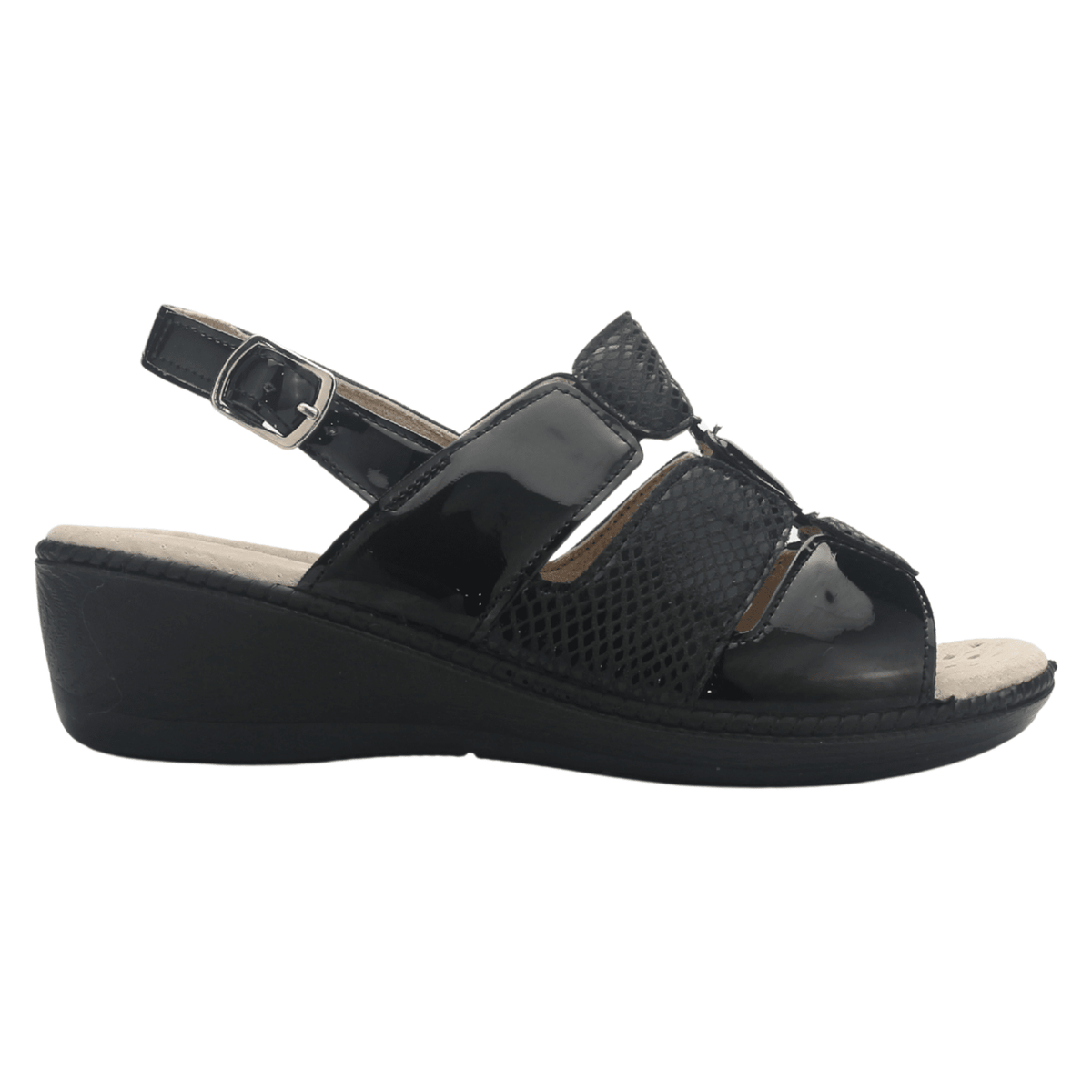 Sandalia Mujer Chalada Lupe-85 Negro Casual Sandalias Chalada 35 Negro 