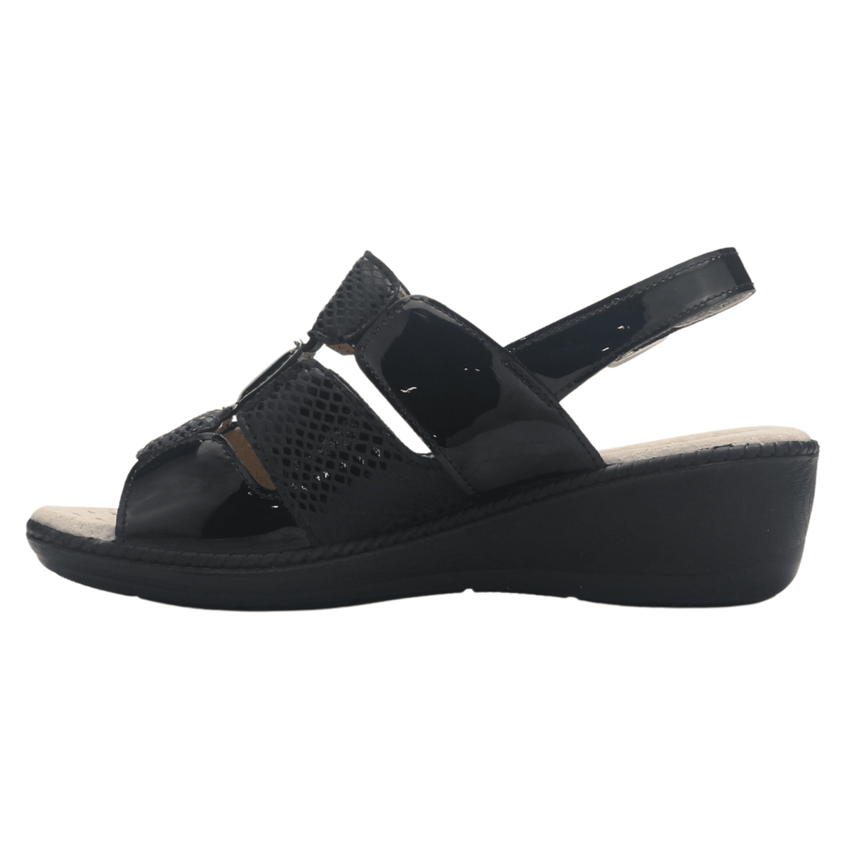 Sandalia Mujer Chalada Lupe-85 Negro Casual Sandalias Chalada 