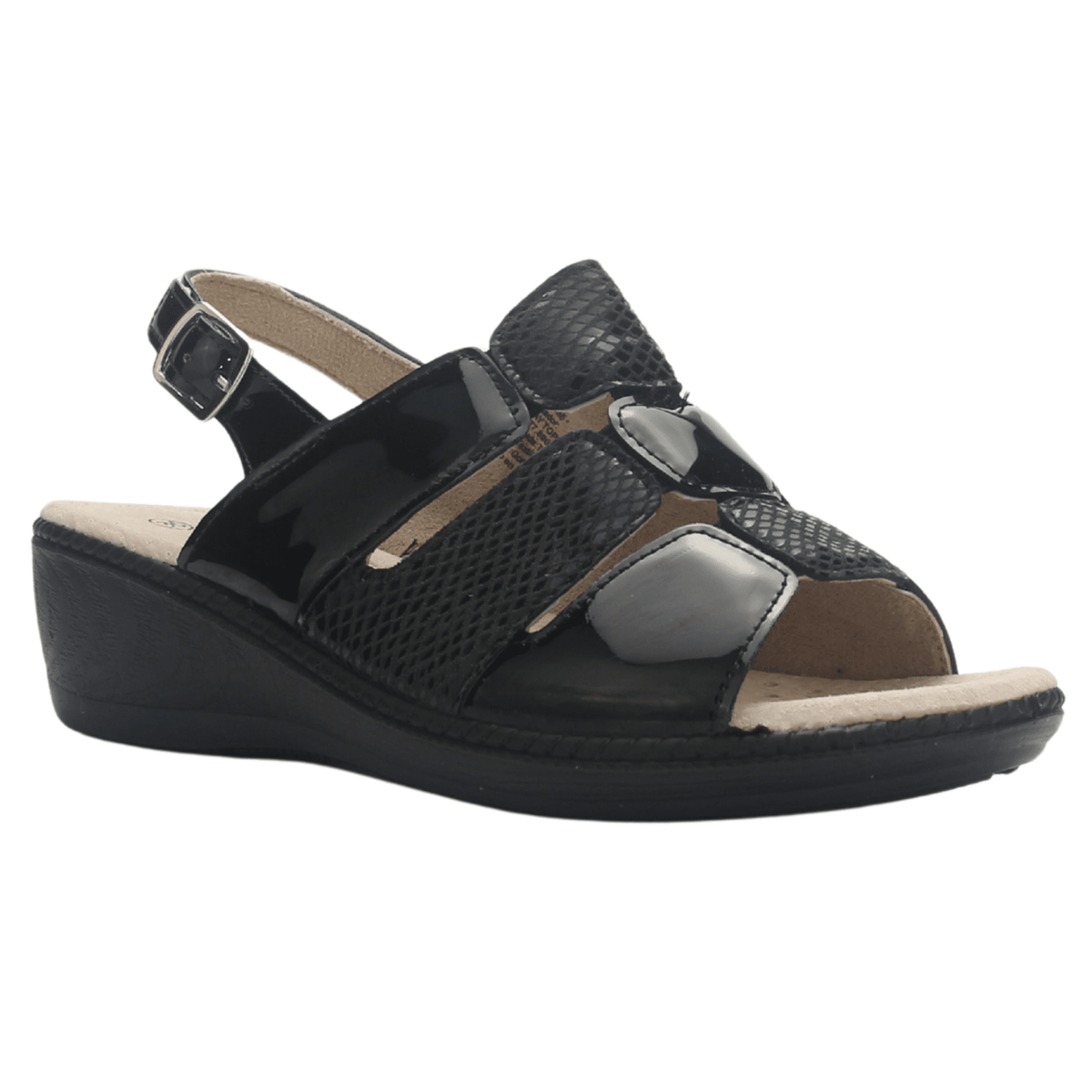 Sandalia Mujer Chalada Lupe-85 Negro Casual Sandalias Chalada 