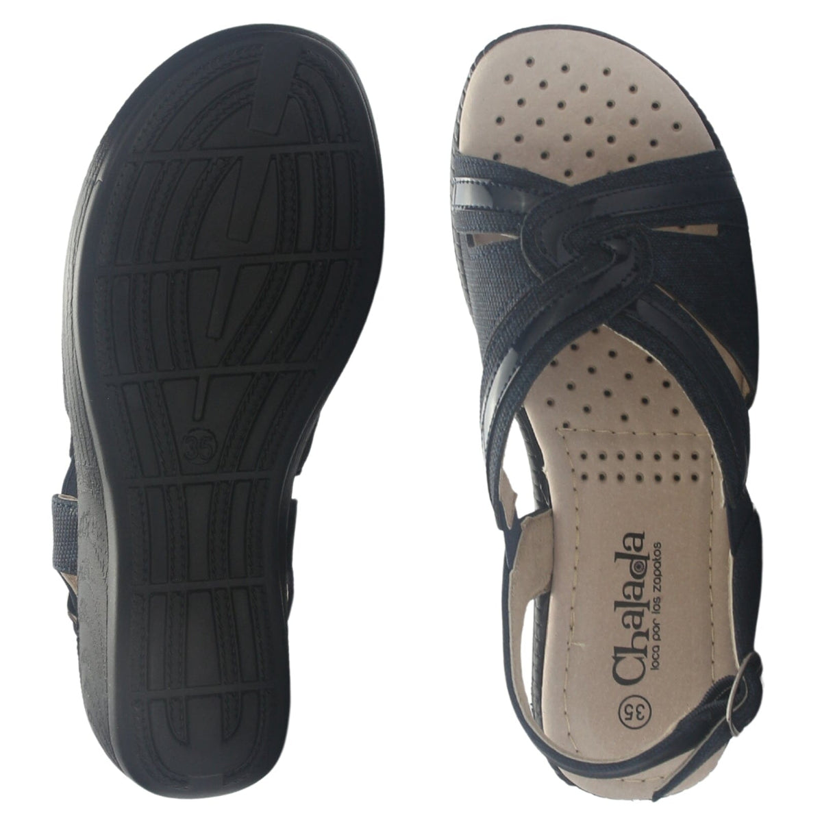 Sandalia Mujer Chalada Lupe-87 Azul Casual Sandalias Chalada 