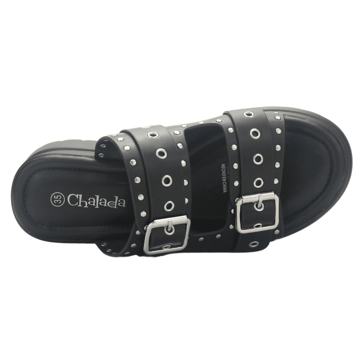 Sandalia Mujer Chalada Pop-1 Negro Casual Sandalias Chalada 