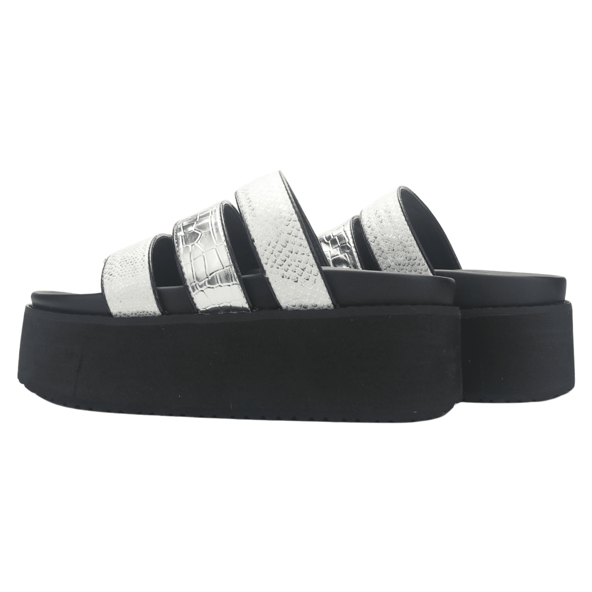 Sandalia Mujer Chalada Viru-21 Plateado Casual Sandalias Chalada 