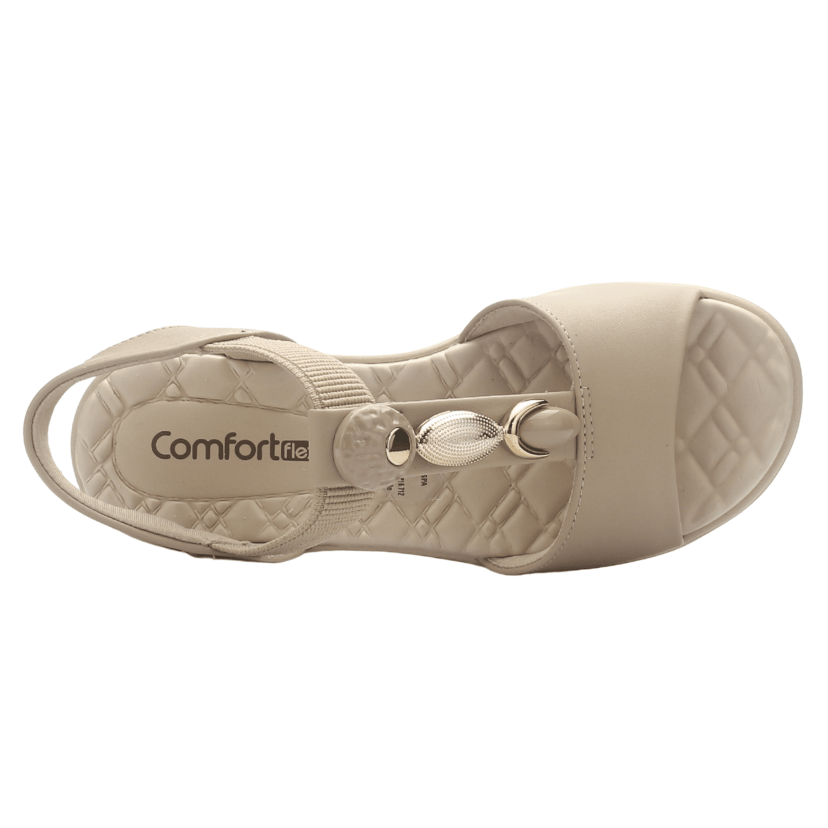 Sandalia Mujer Nude Comfortflex 2586404 Casual Sandalias Comfortflex 