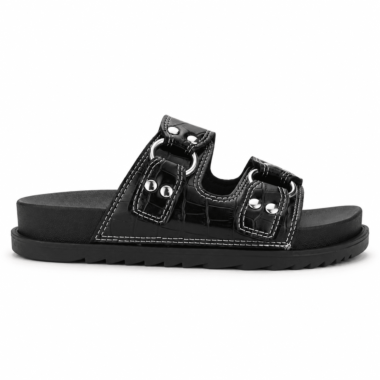 Sandalia Negro Mujer Casual Chalada Bora Chalada 