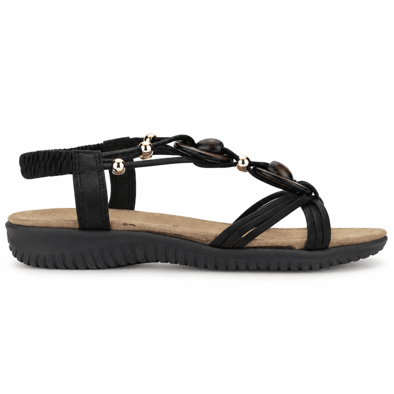 Sandalia Negro Mujer Casual Chalada Clara Chalada 