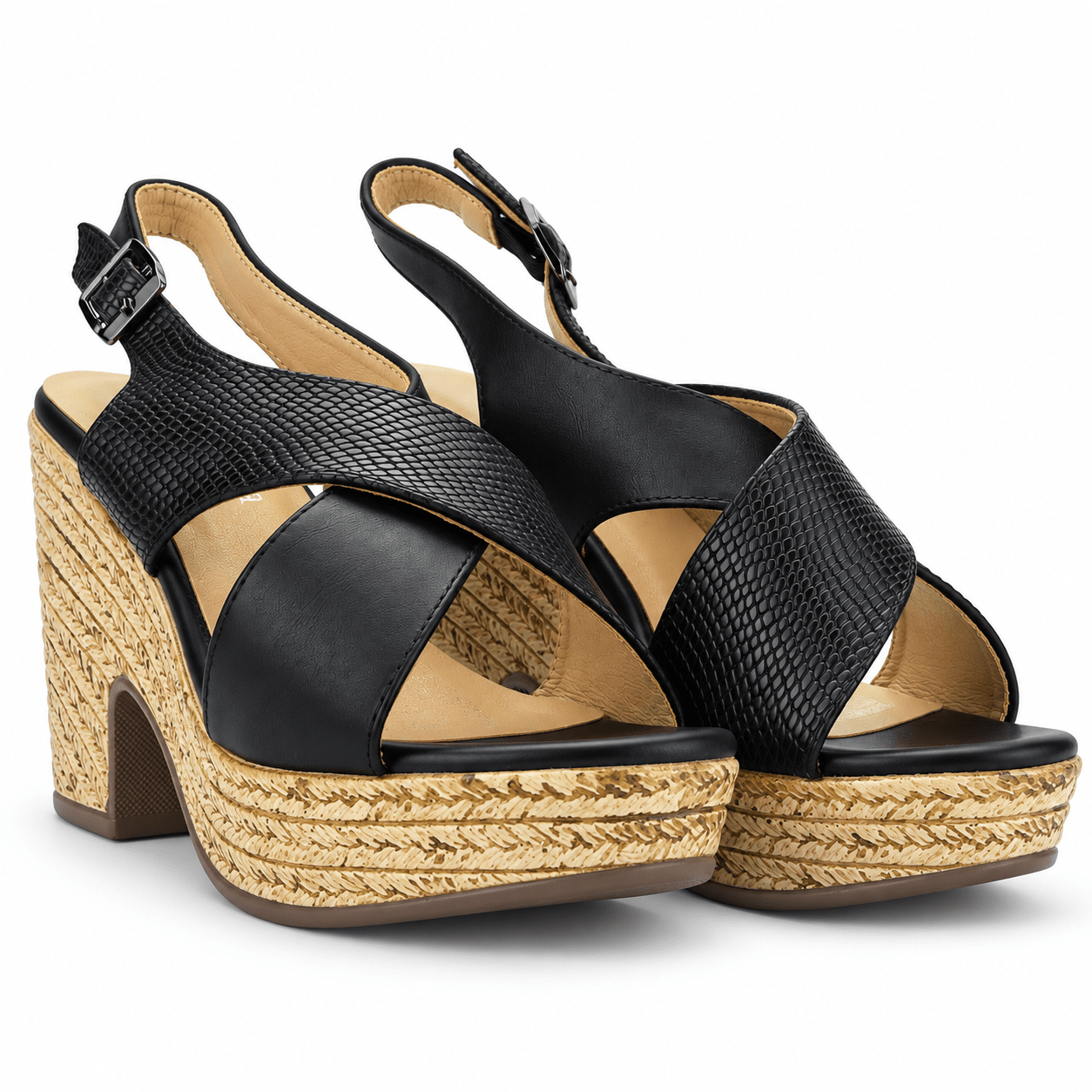 Sandalia Negro Mujer Casual Chalada Feliceh Chalada 