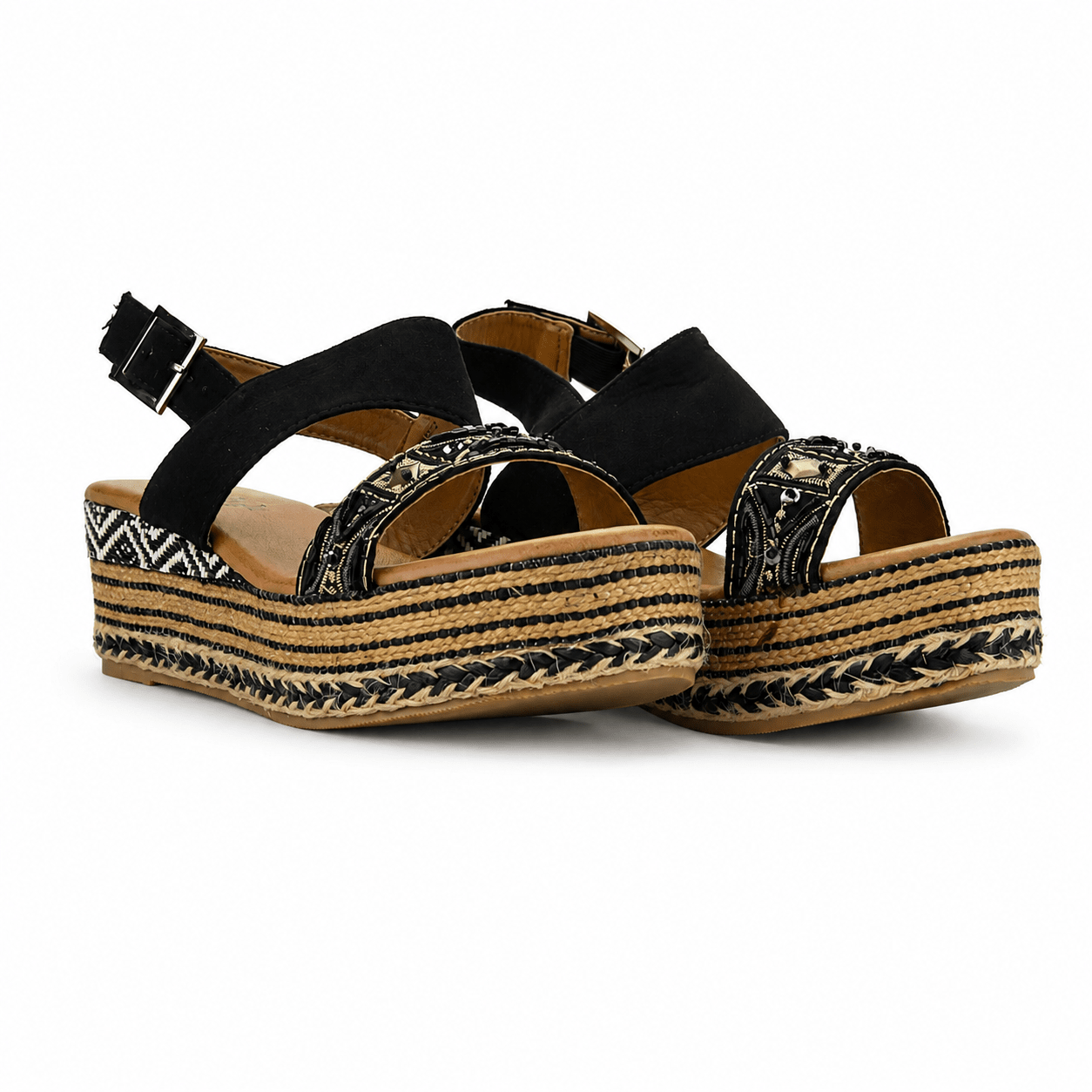 Sandalia Negro Mujer Casual Chalada Masie Chalada 