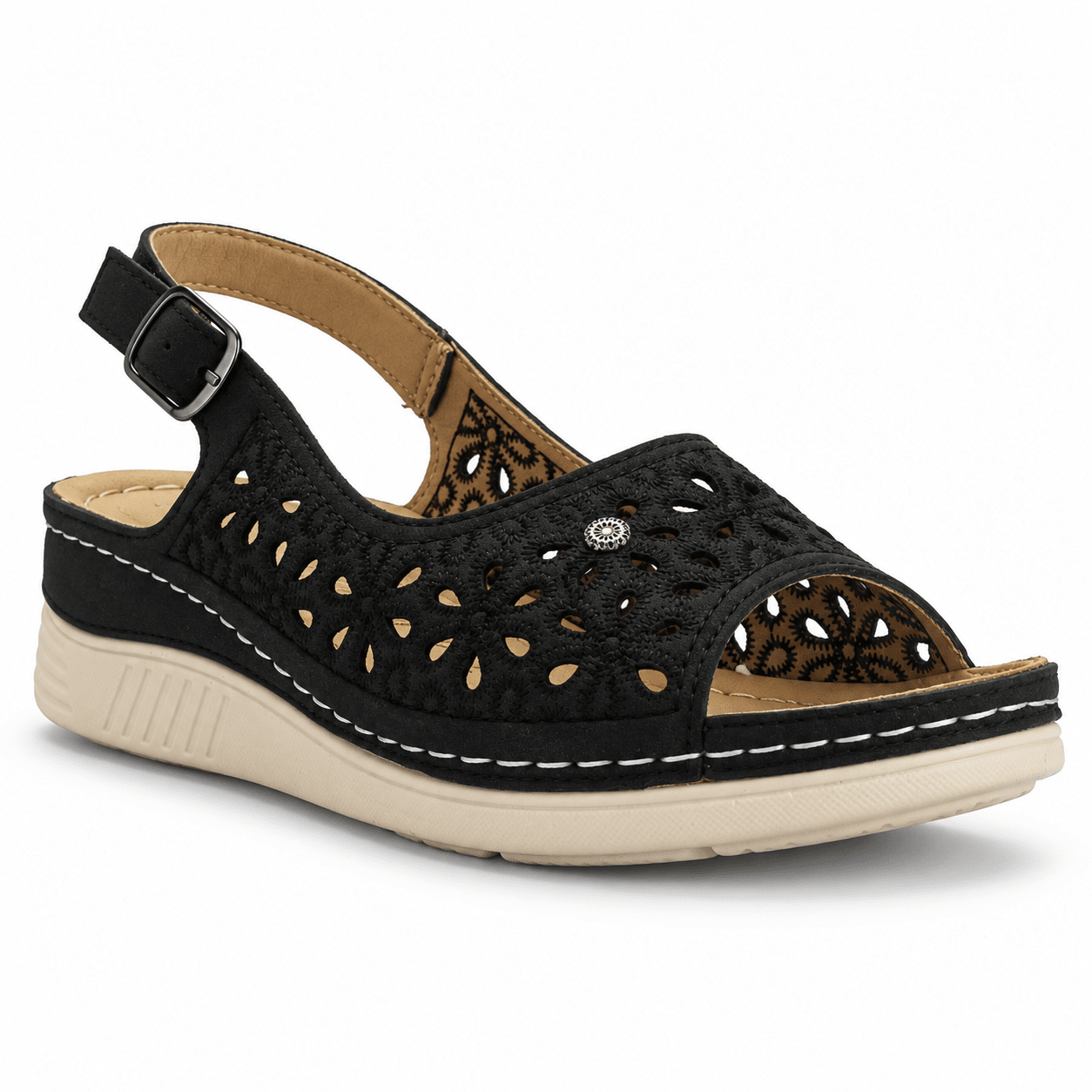 Sandalia Negro Mujer Casual Chalada Mulan Sandalias Chalada