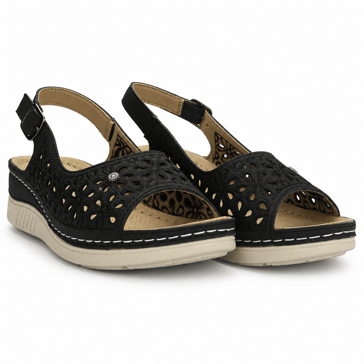 Sandalia Negro Mujer Casual Chalada Mulan Sandalias Chalada