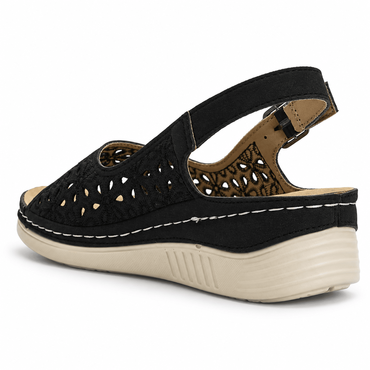 Sandalia Negro Mujer Casual Chalada Mulan Sandalias Chalada