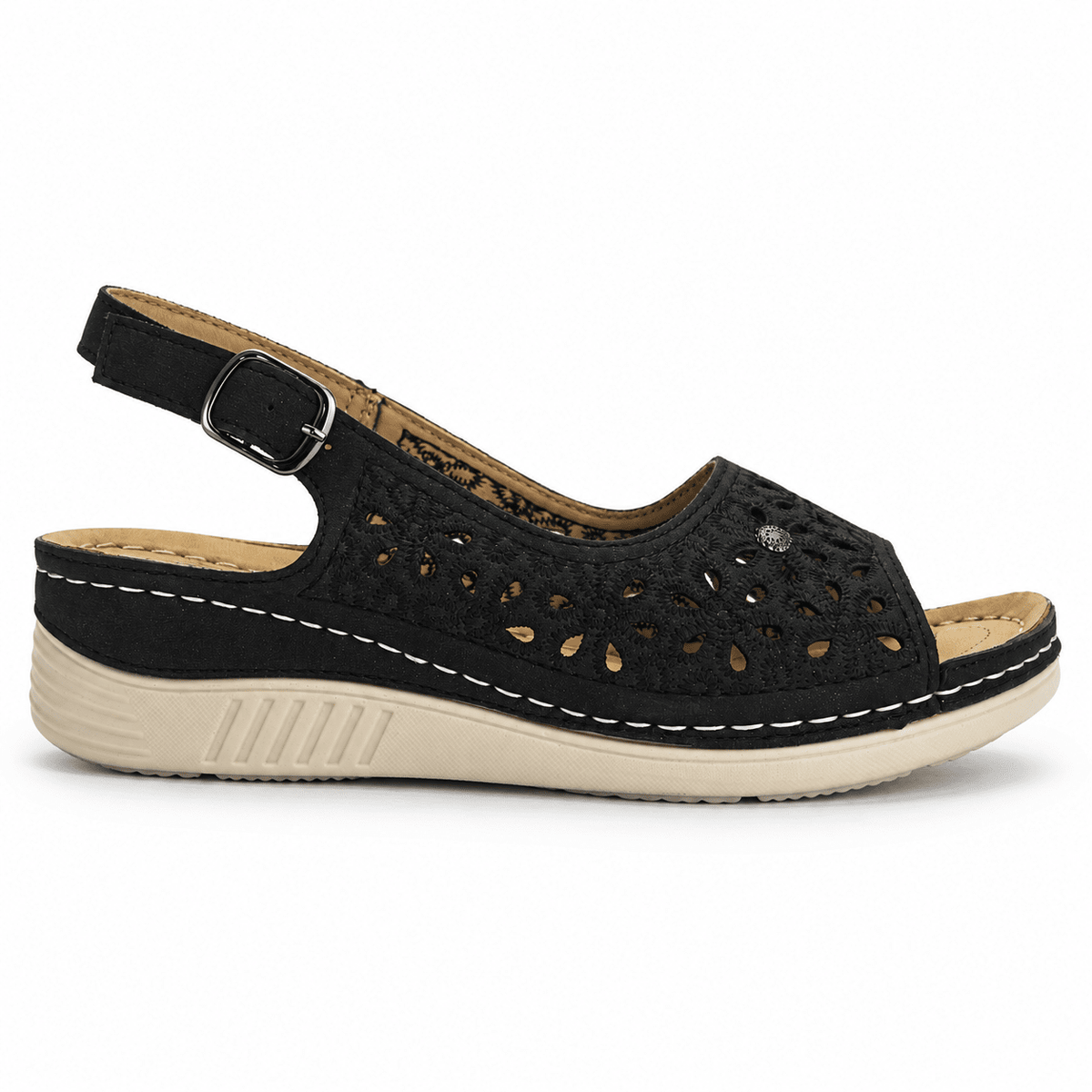 Sandalia Negro Mujer Casual Chalada Mulan Sandalias Chalada