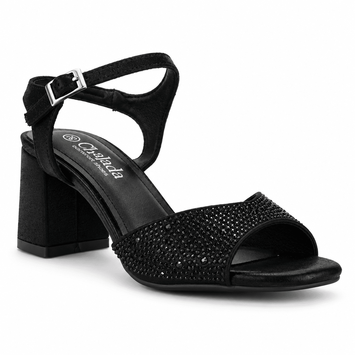 Sandalia Negro Mujer Casual Chalada Vendra Sandalias Chalada 