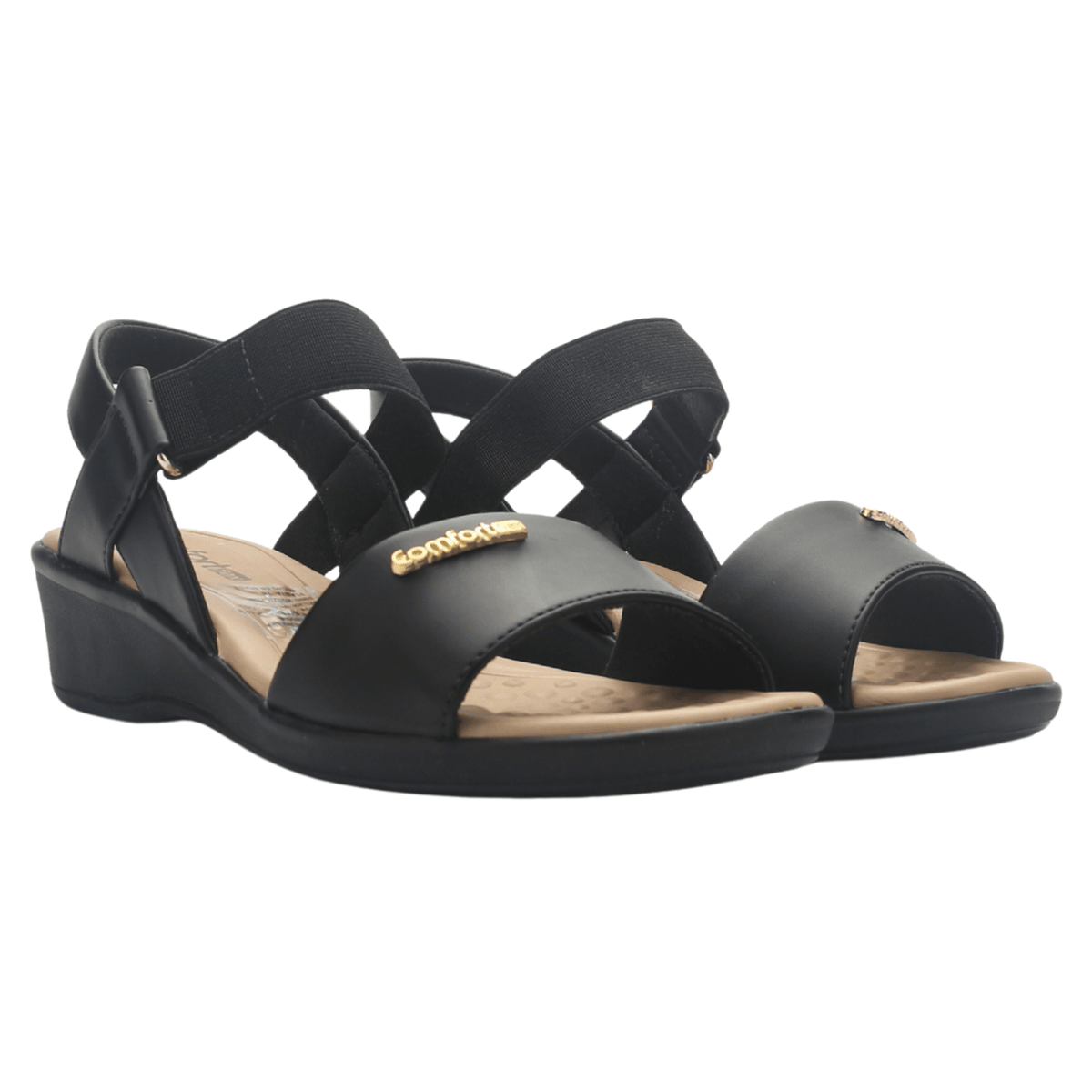 Sandalia Negro Mujer Comfortflex 2572403 Casual Sandalias Comfortflex 