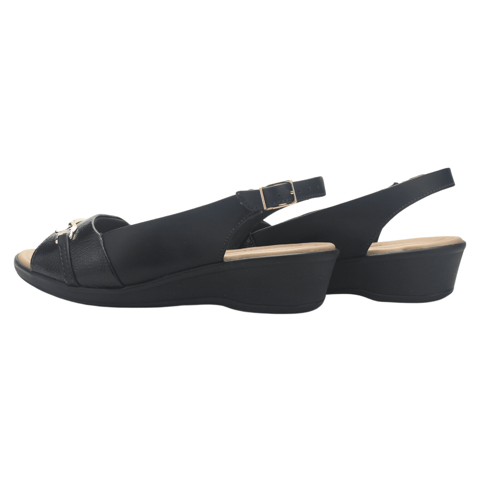 Sandalia Negro Mujer Comfortflex 2572404 Casual Sandalias Comfortflex 