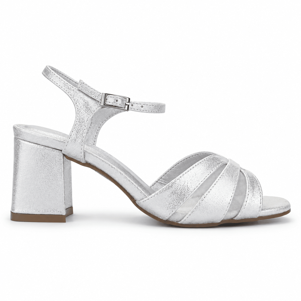 Sandalia Plateado Mujer Casual Chalada Vendra Sandalias Chalada 