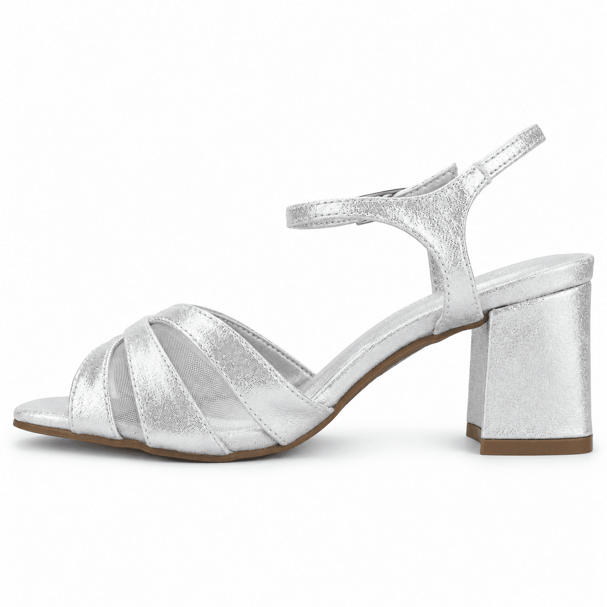 Sandalia Plateado Mujer Casual Chalada Vendra Sandalias Chalada 