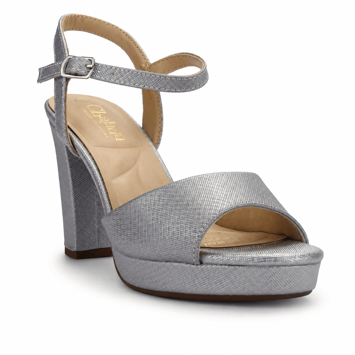 Sandalia Plateado Mujer Casual Chalada Voce Sandalias Chalada 