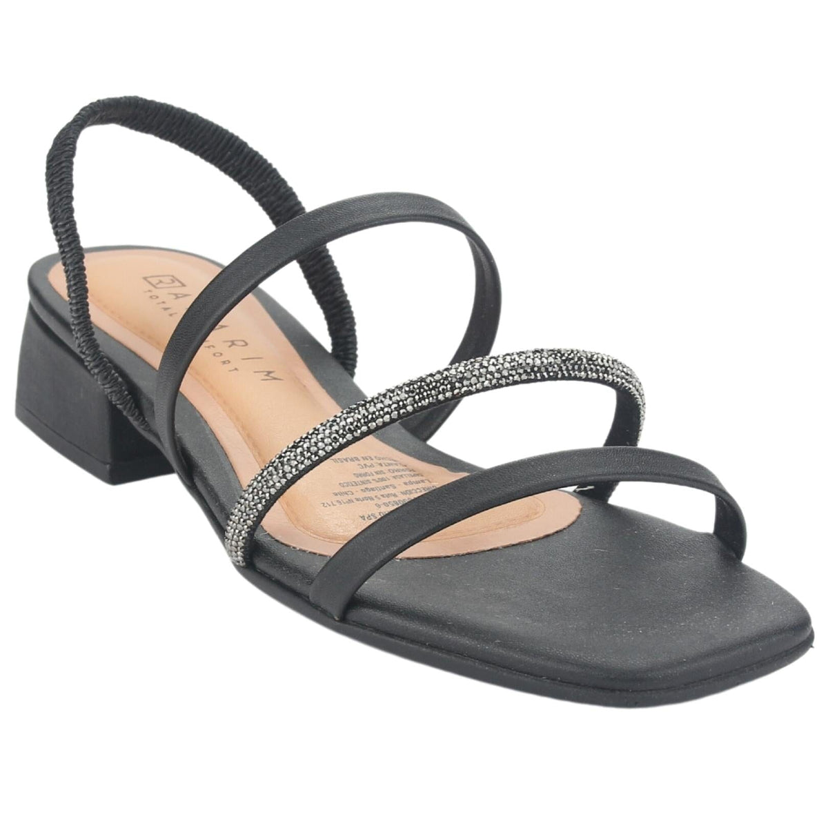 Sandalia Ramarim Mujer 2348221 Negro Casual Sandalias Taco Ramarim 