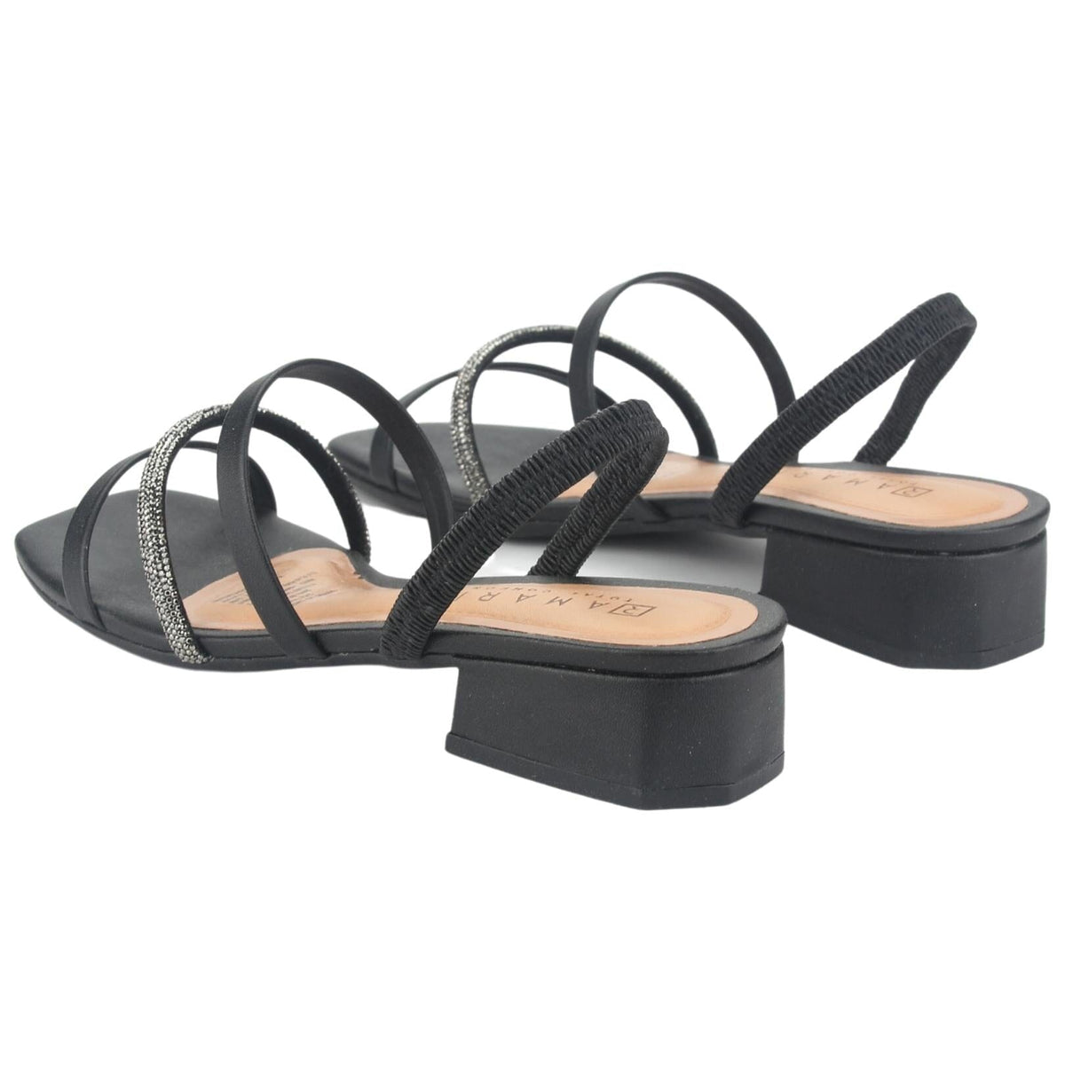 Sandalia Ramarim Mujer 2348221 Negro Casual Sandalias Taco Ramarim 