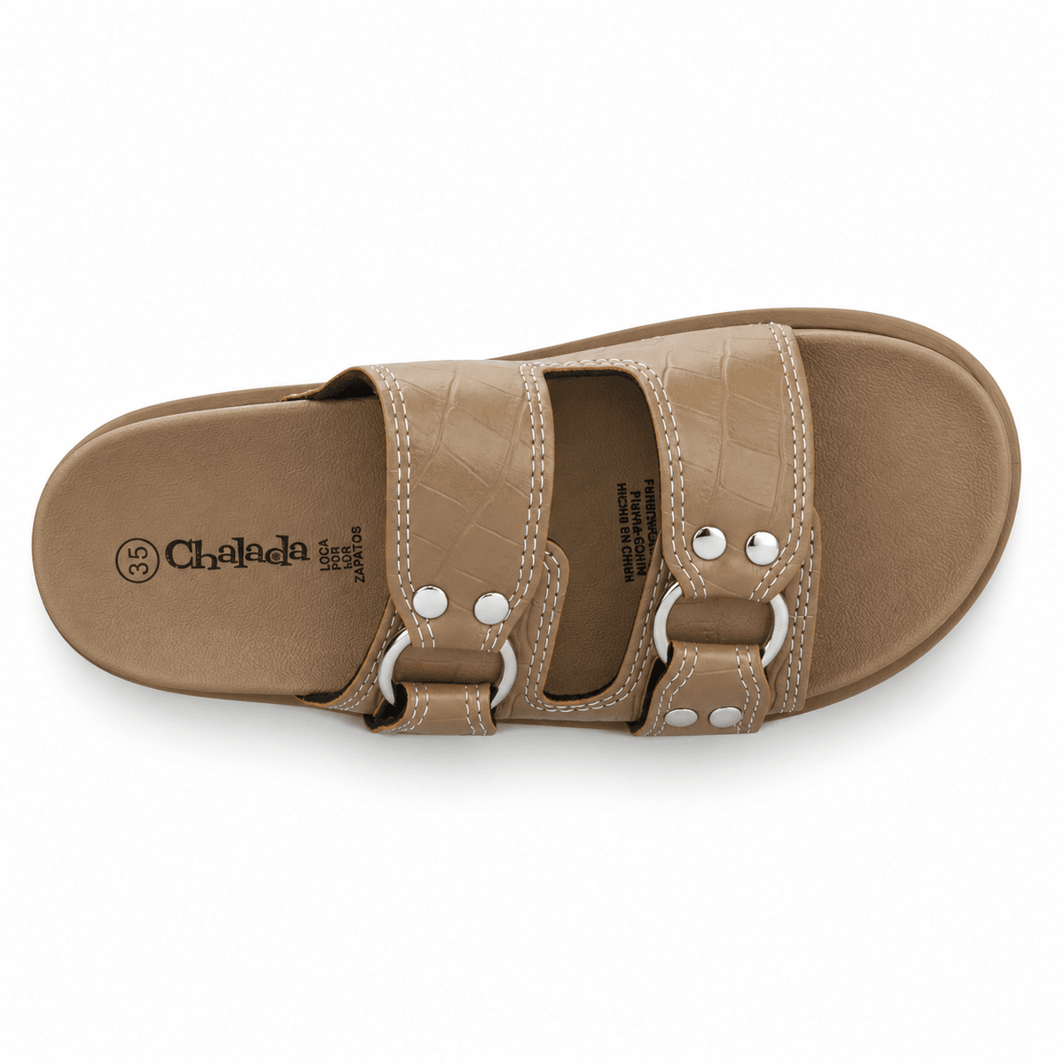 Sandalia Taupe Mujer Casual Chalada Bora Chalada 