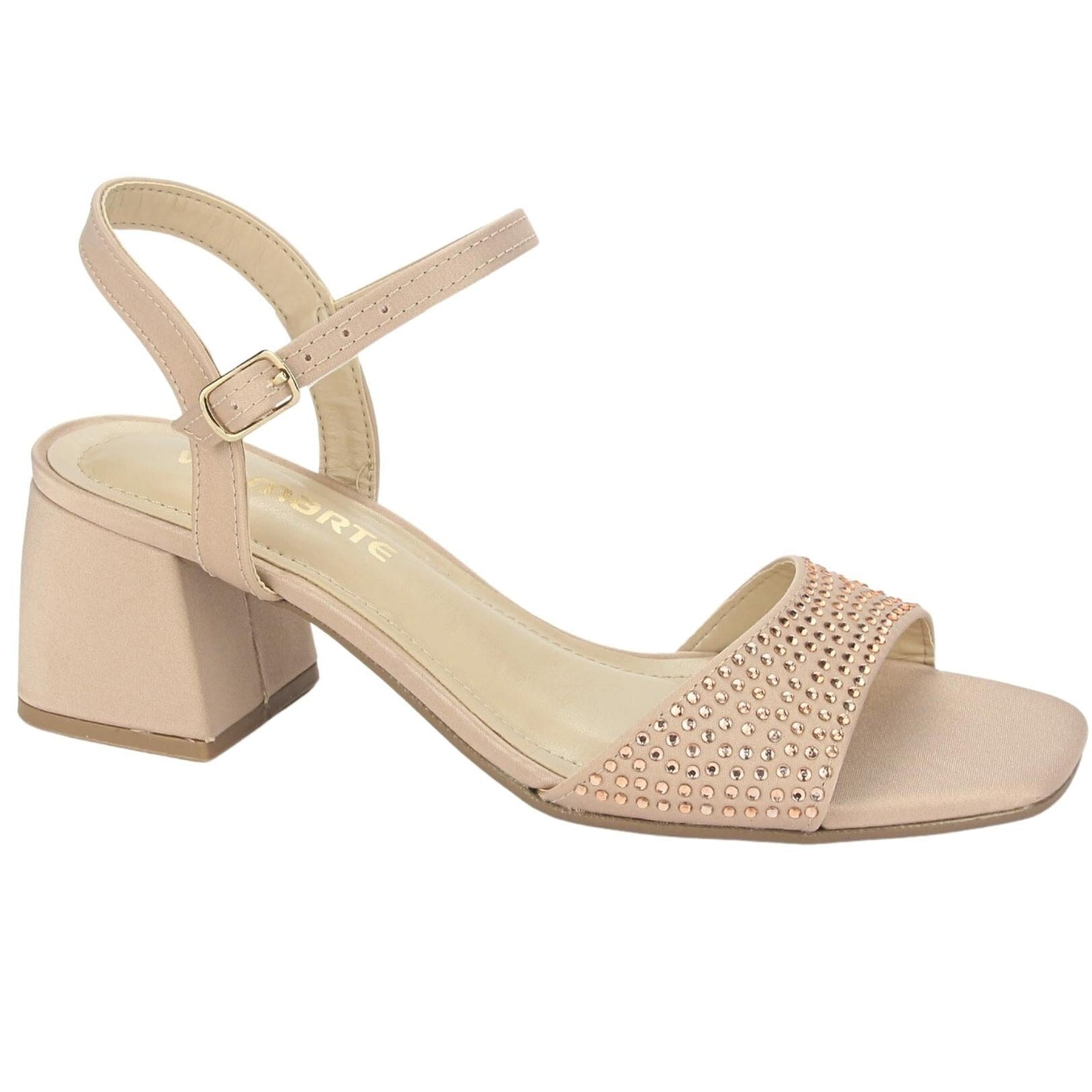 Sandalia Via Marte Mujer 23-9708 Creme Casual Sandalias Via Marte 