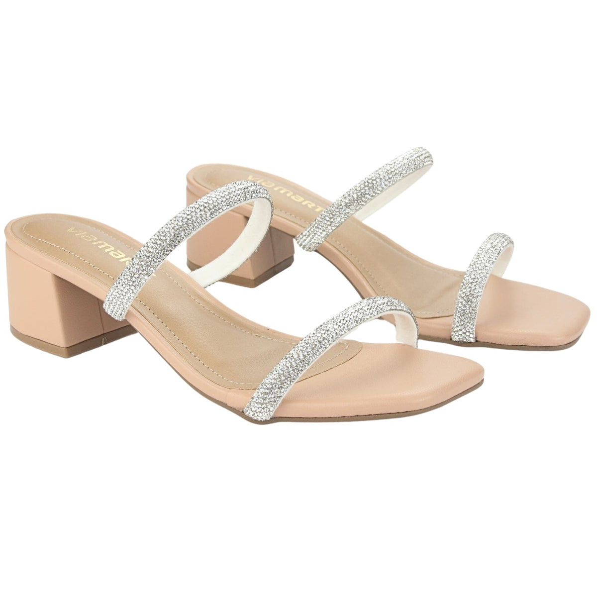 Sandalia Via Marte Mujer 23-9810 Macademia Casual Sandalias Taco Via Marte 