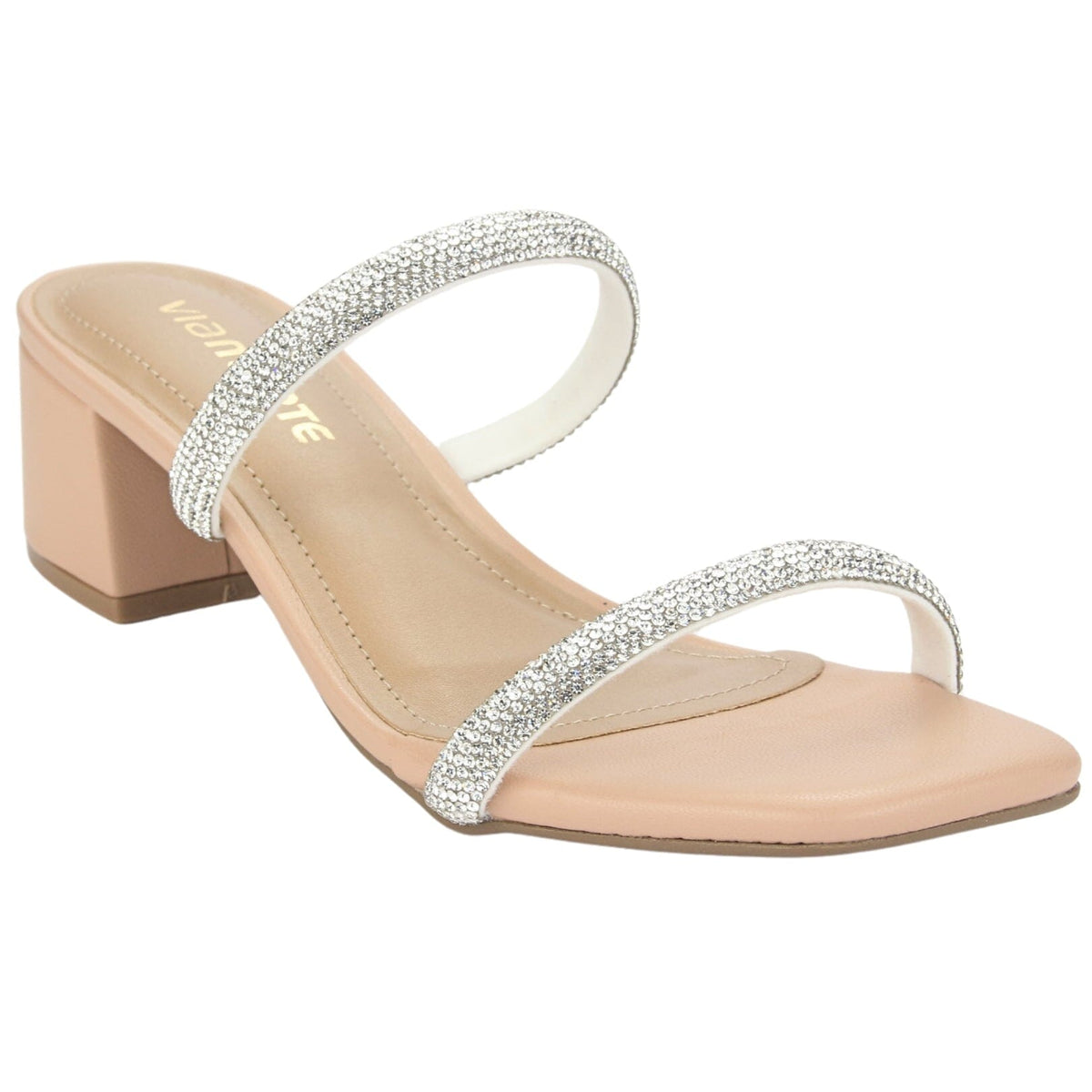 Sandalia Via Marte Mujer 23-9810 Macademia Casual Sandalias Taco Via Marte 