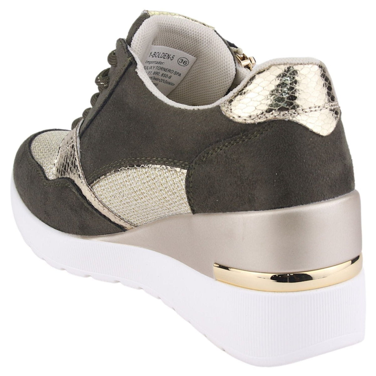 Zapatilla Chalada Mujer Bolden-5 Verde Urbano Zapatillas Chalada 