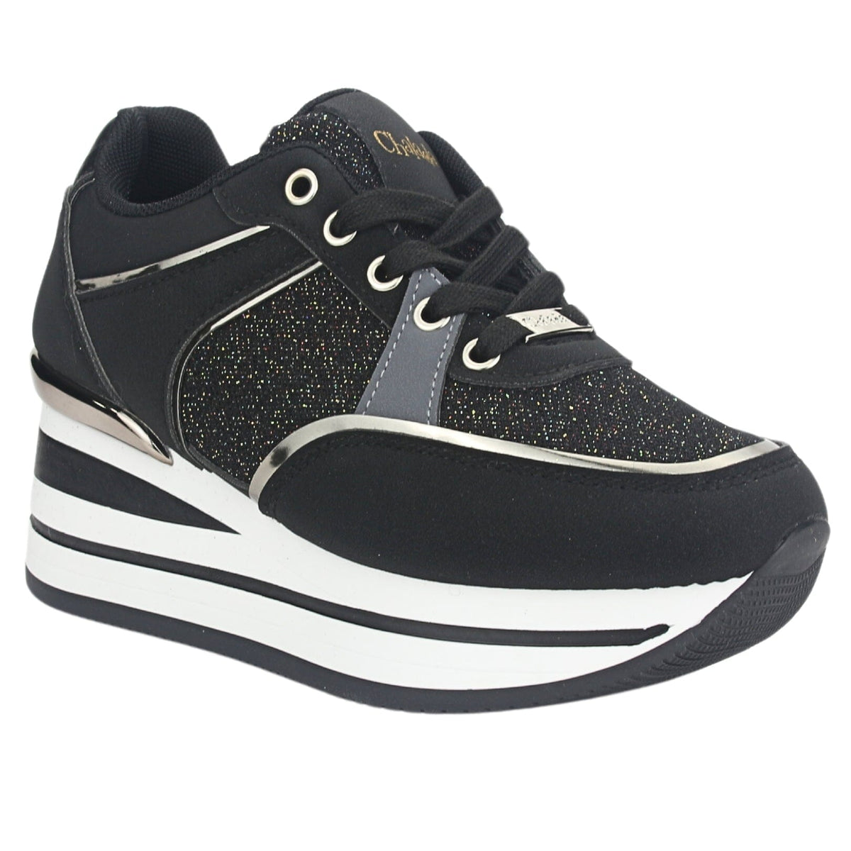 Zapatilla Chalada Mujer Jettix-2 Negro Urbano Zapatillas Urbanas Chalada 