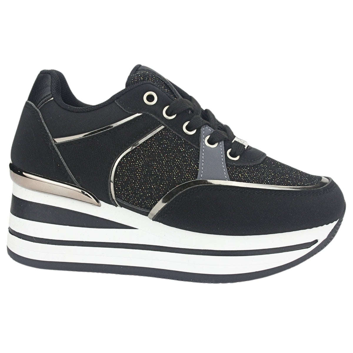 Zapatilla Chalada Mujer Jettix-2 Negro Urbano Zapatillas Urbanas Chalada 