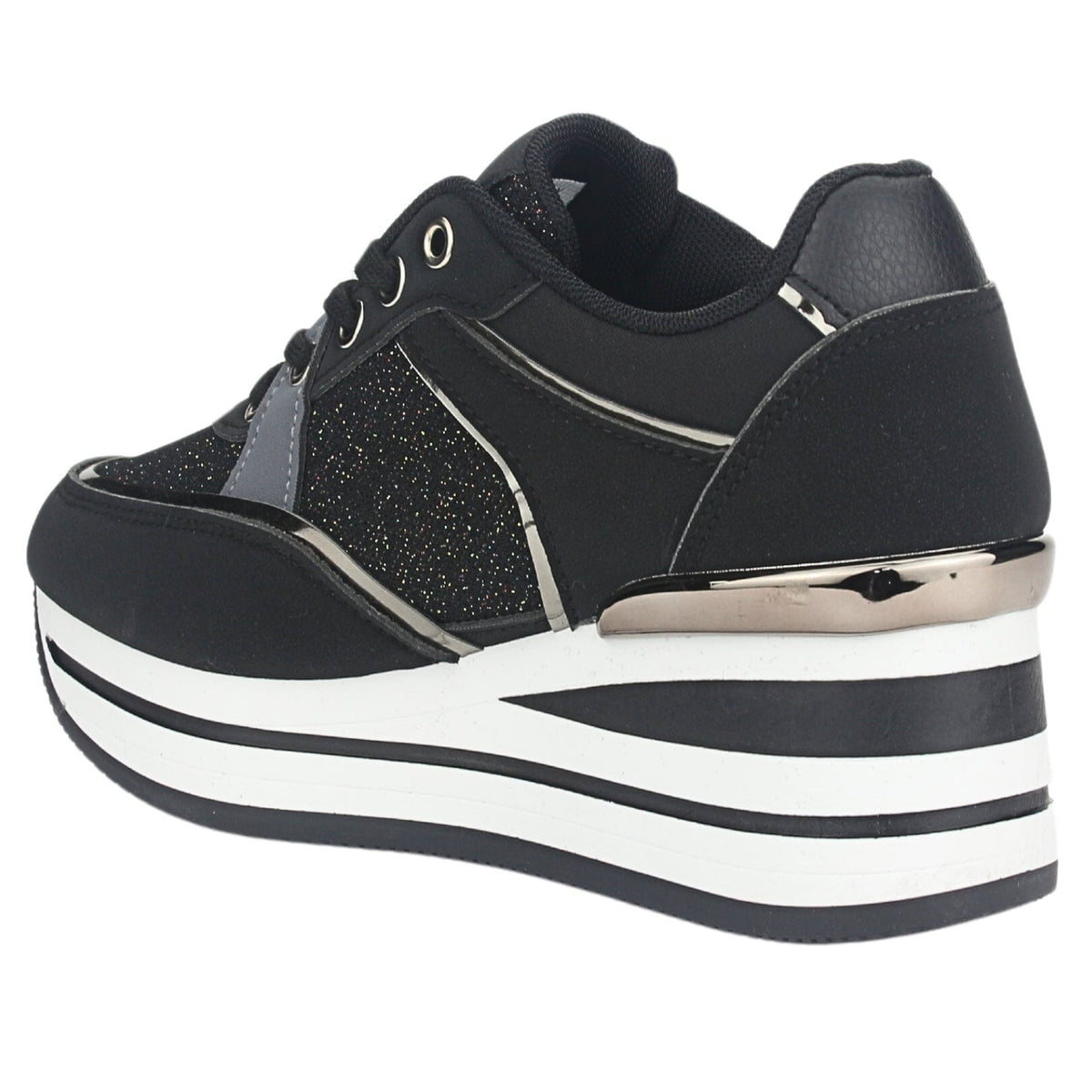 Zapatilla Chalada Mujer Jettix-2 Negro Urbano Zapatillas Urbanas Chalada 