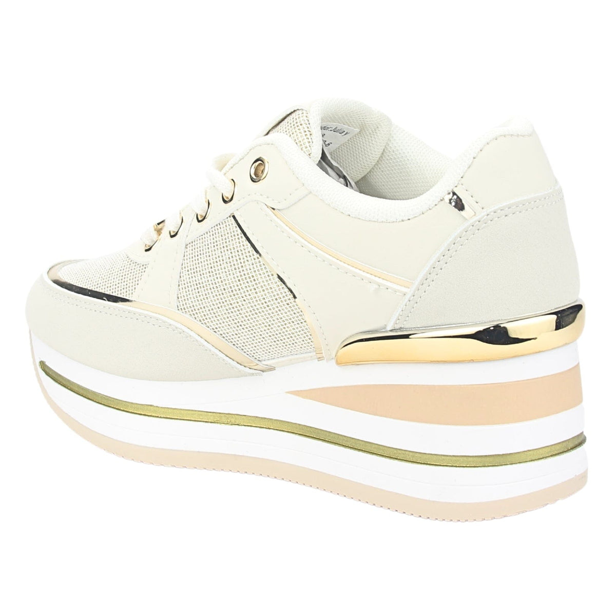 Zapatilla Chalada Mujer Jettix-3 Dorado Urbano Zapatillas Urbanas Chalada 