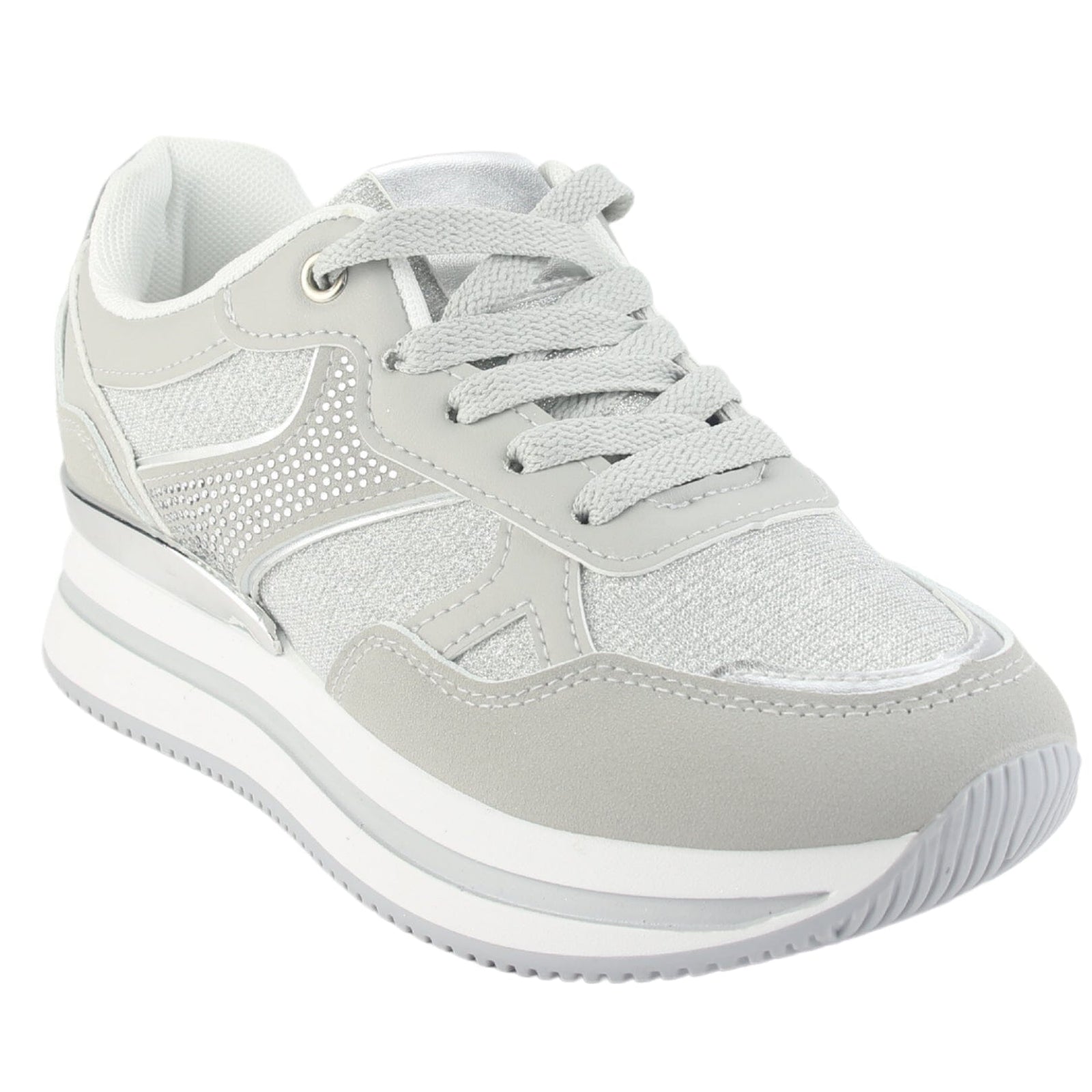Zapatilla Chalada Mujer Jettixlow1 Plateado Urbano Zapatillas Chalada 