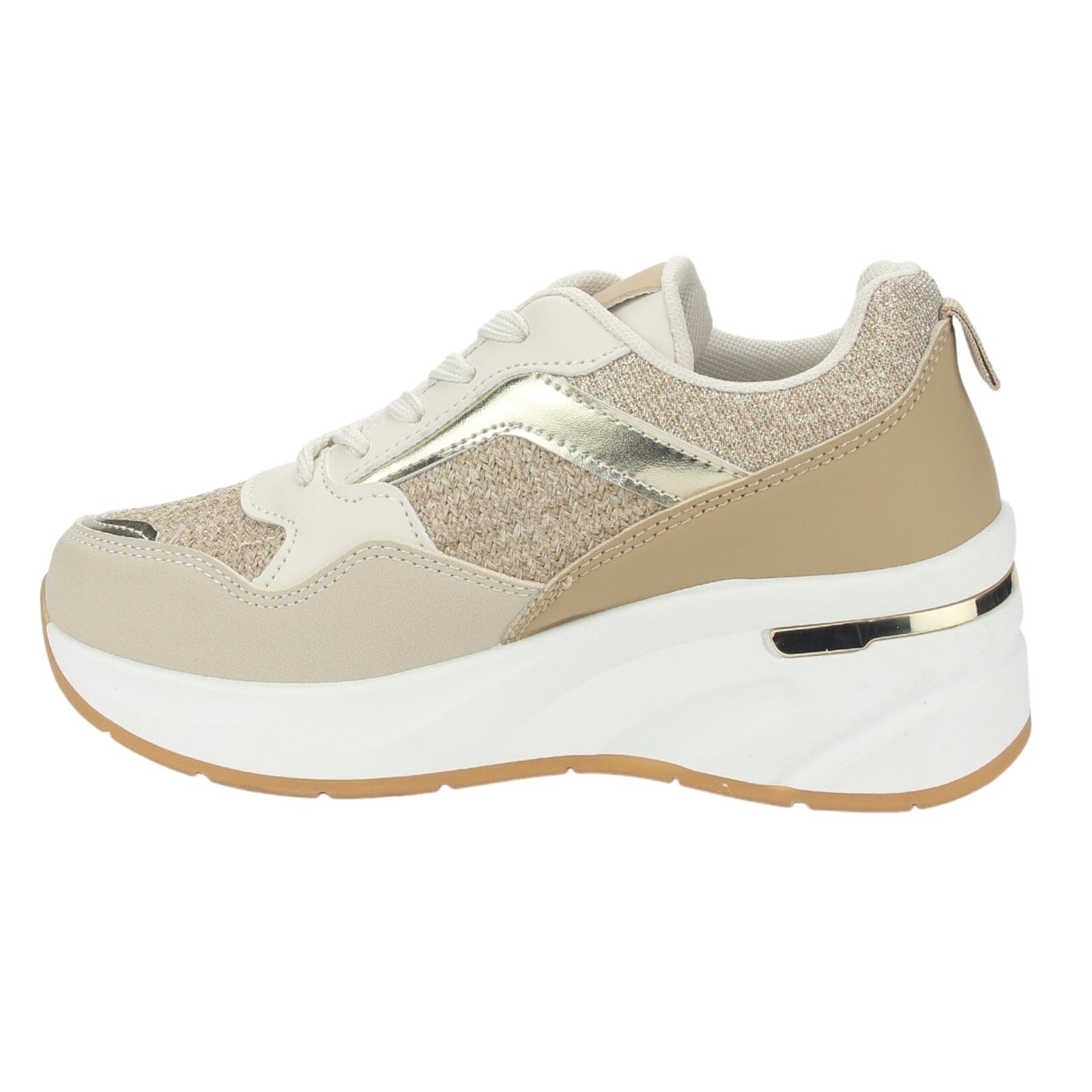 Zapatilla Chalada Mujer Juna-1 Beige Casual Zapatillas Urbanas Chalada 