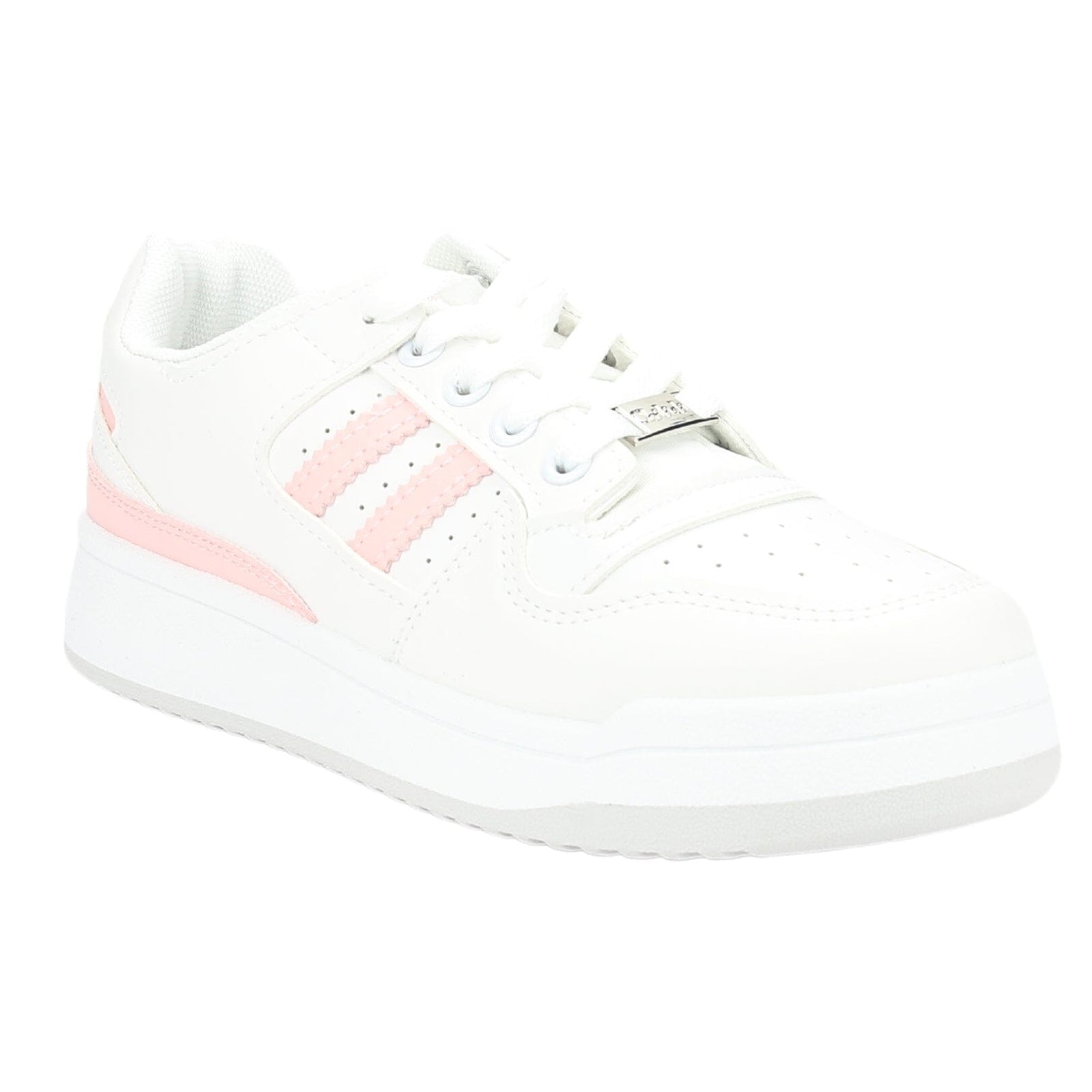 Zapatilla Chalada Mujer Juve-1 Blanco Rosado Urbano Zapatillas Chalada 