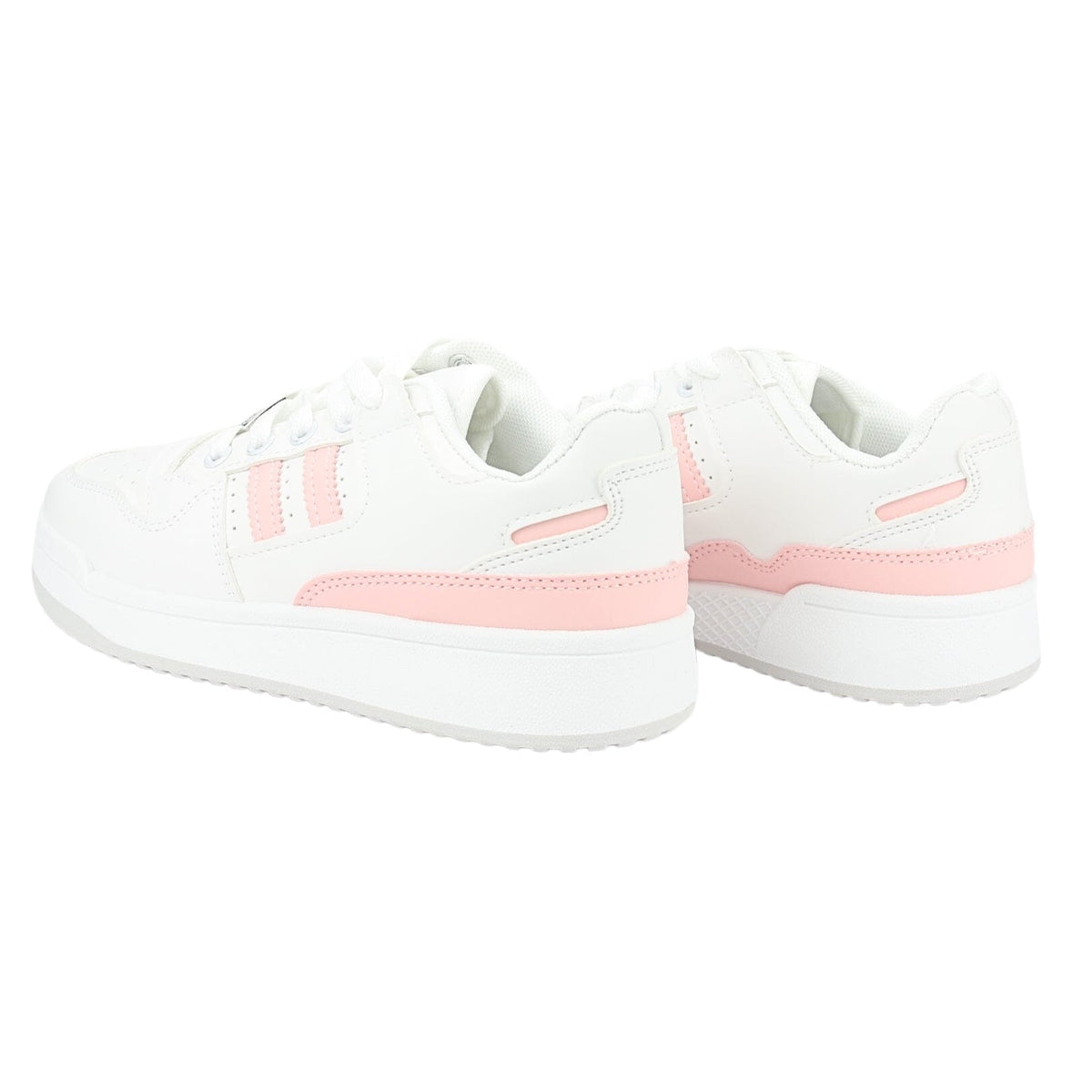 Zapatilla Chalada Mujer Juve-1 Blanco Rosado Urbano Zapatillas Chalada 