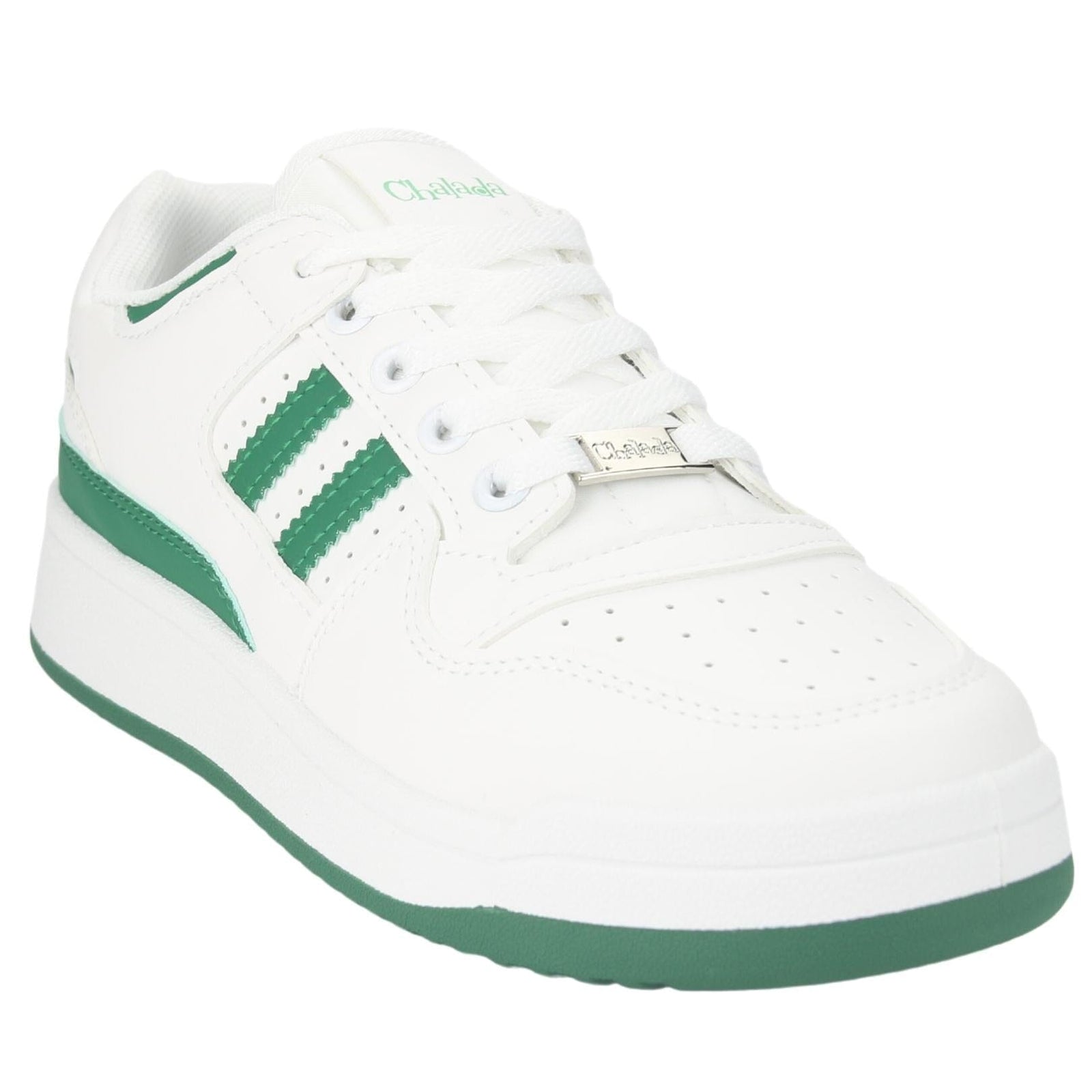 Zapatilla Chalada Mujer Juve-1 Blanco Verde Urbano Zapatillas Urbanas Chalada 