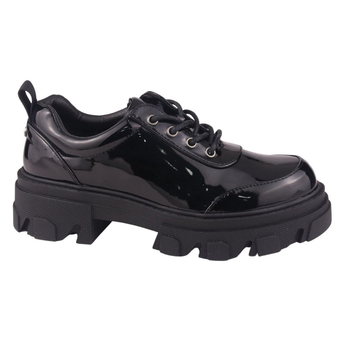 Zapatilla Chalada Mujer Karl-6 Negro Moda Mocasines Taco Chalada 