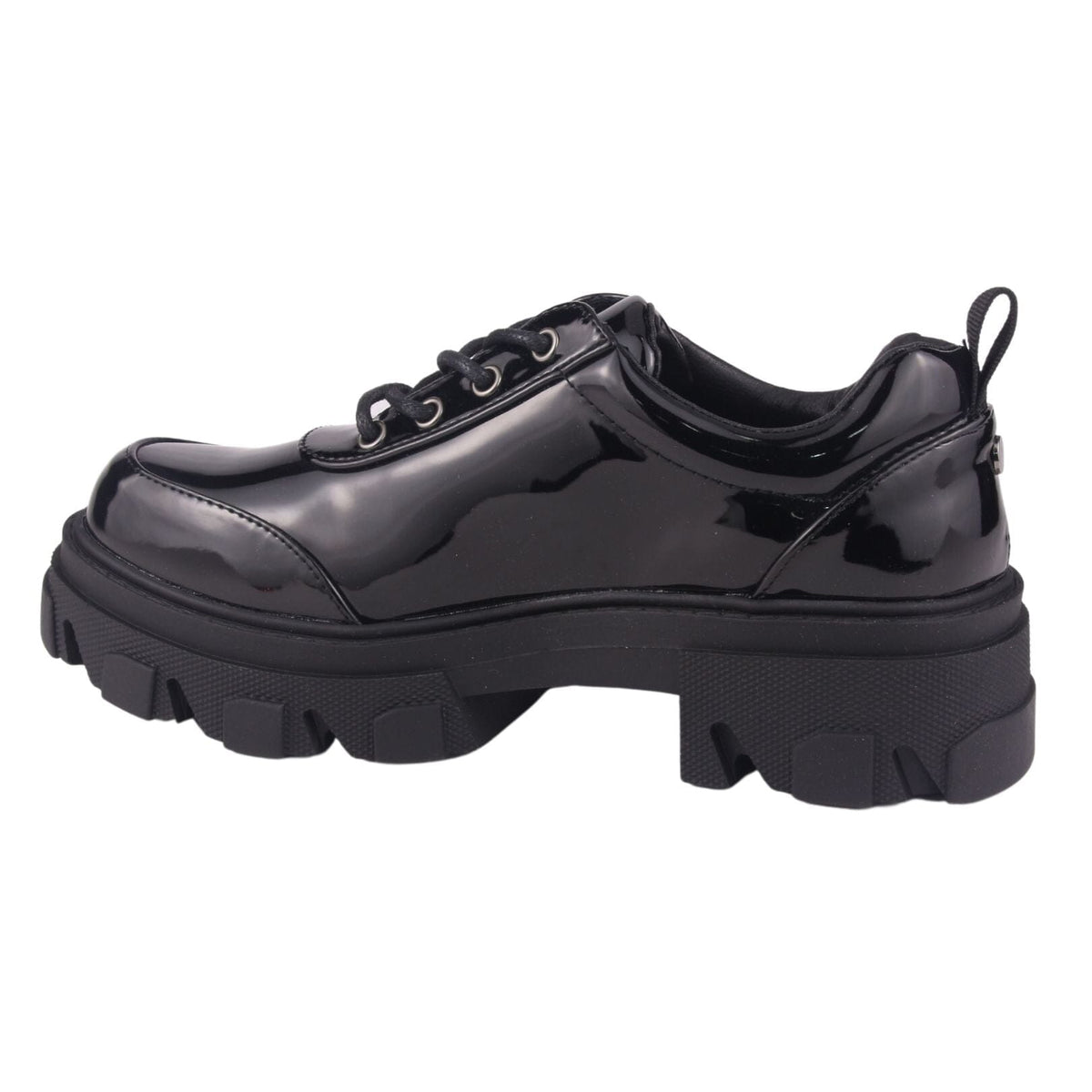 Zapatilla Chalada Mujer Karl-6 Negro Moda Mocasines Taco Chalada 