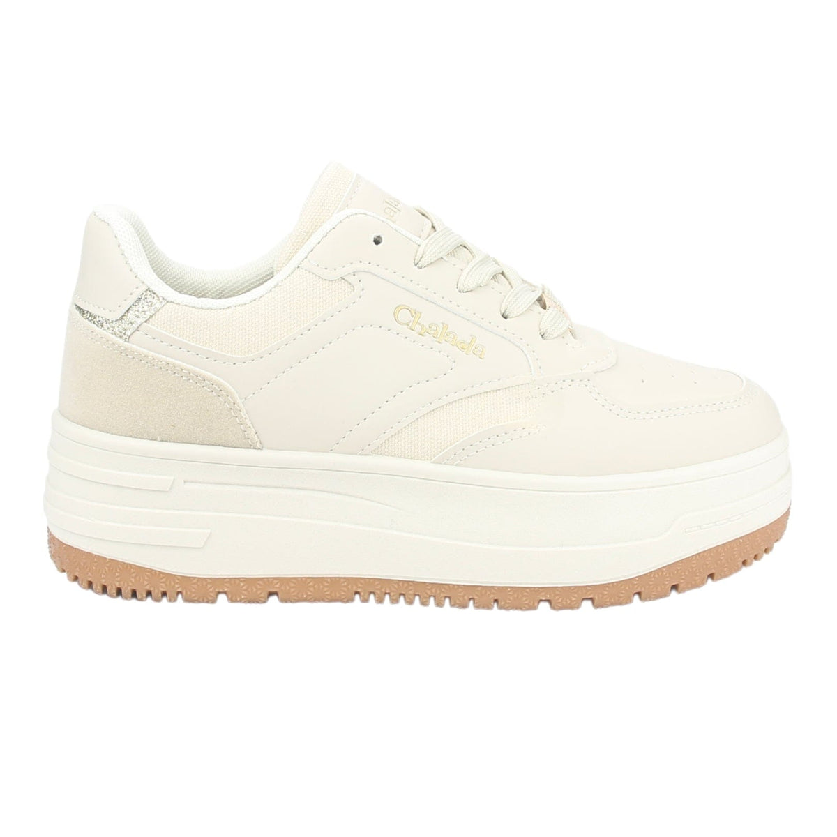 Zapatilla Chalada Mujer Mitsu-2 Beige Urbano Zapatillas Urbanas Chalada 