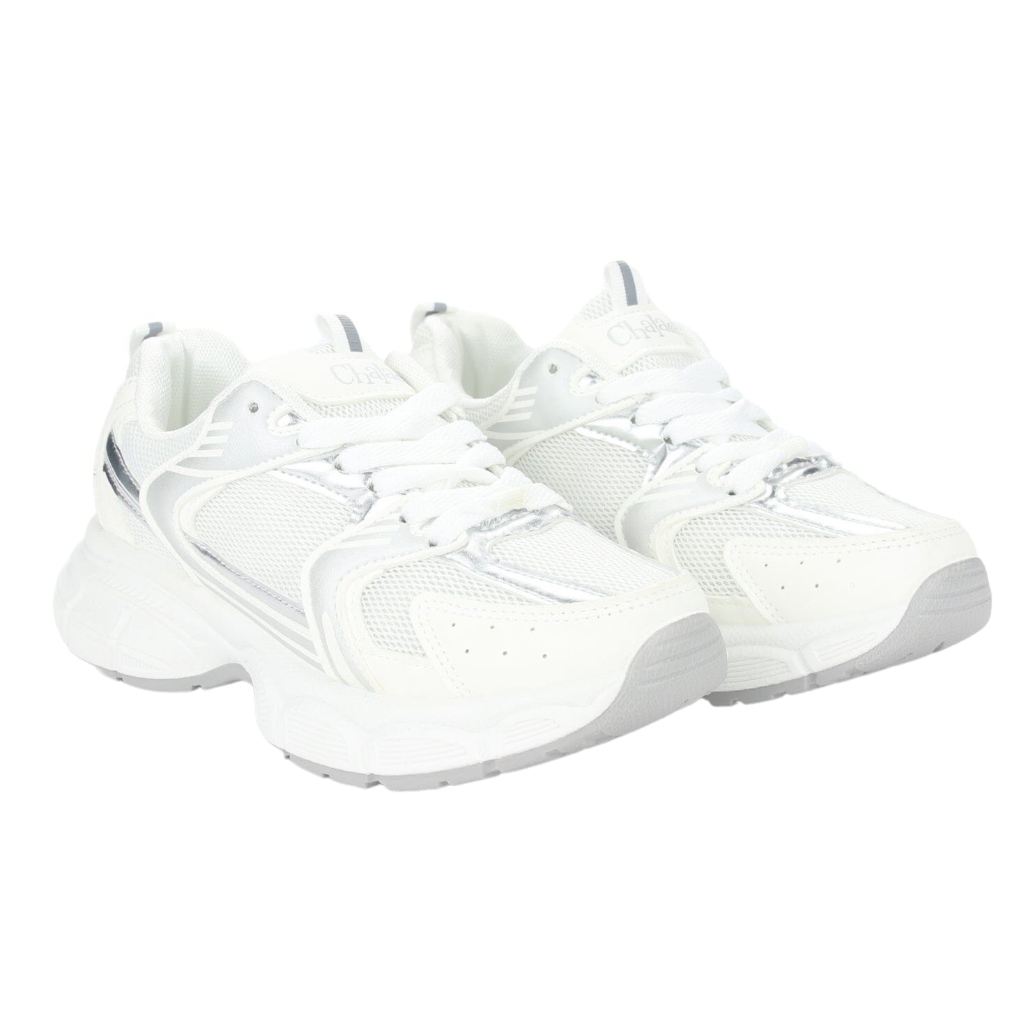 Zapatilla Chalada Mujer New-5 Blanco Plata Urbano Zapatillas Chalada 
