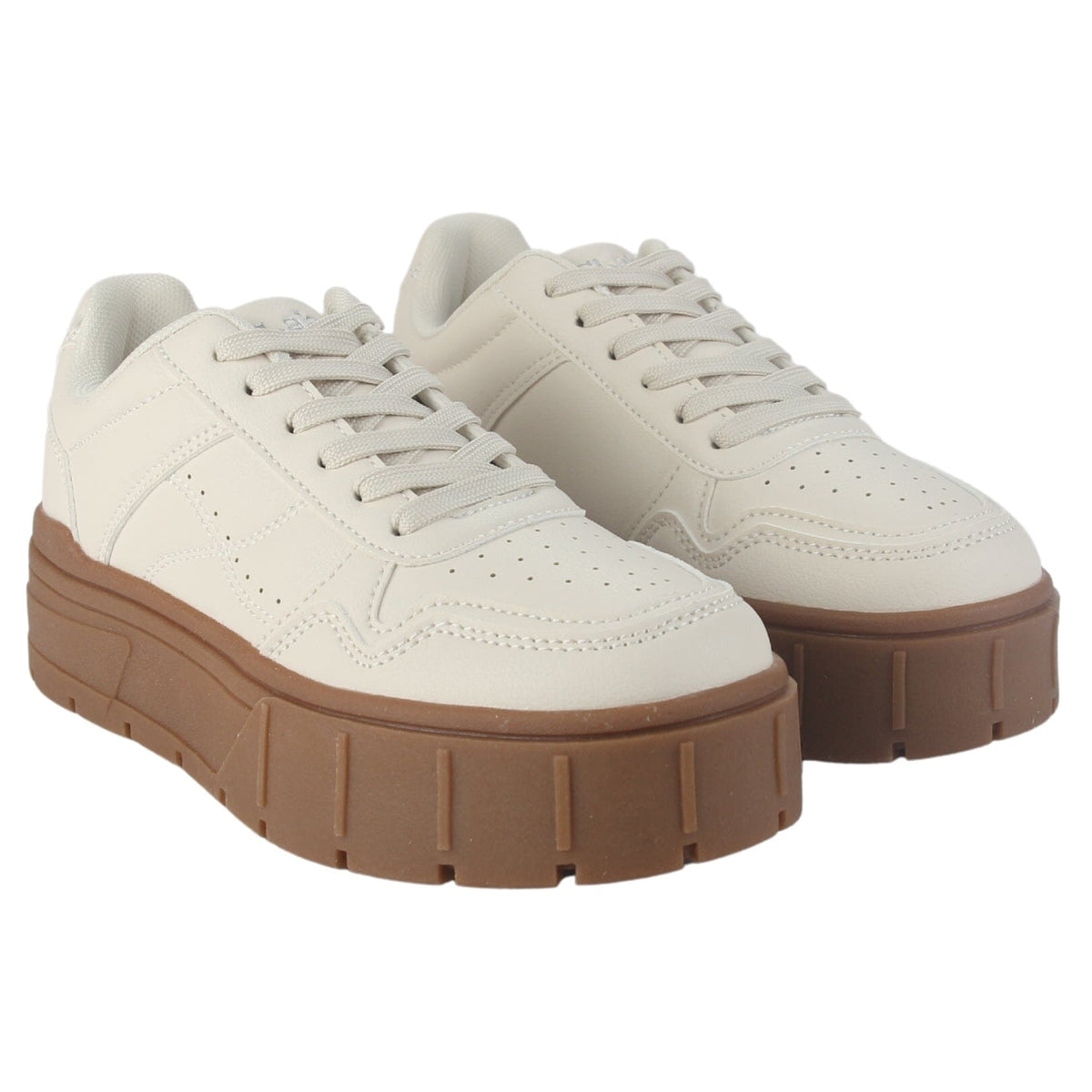 Zapatilla Chalada Mujer Troya-4 Beige Urbano Zapatillas Chalada 
